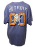 Peanuts Detroit Baseball Light Purple Cartoon Snoopy T-Shirt Men's Size 2XL