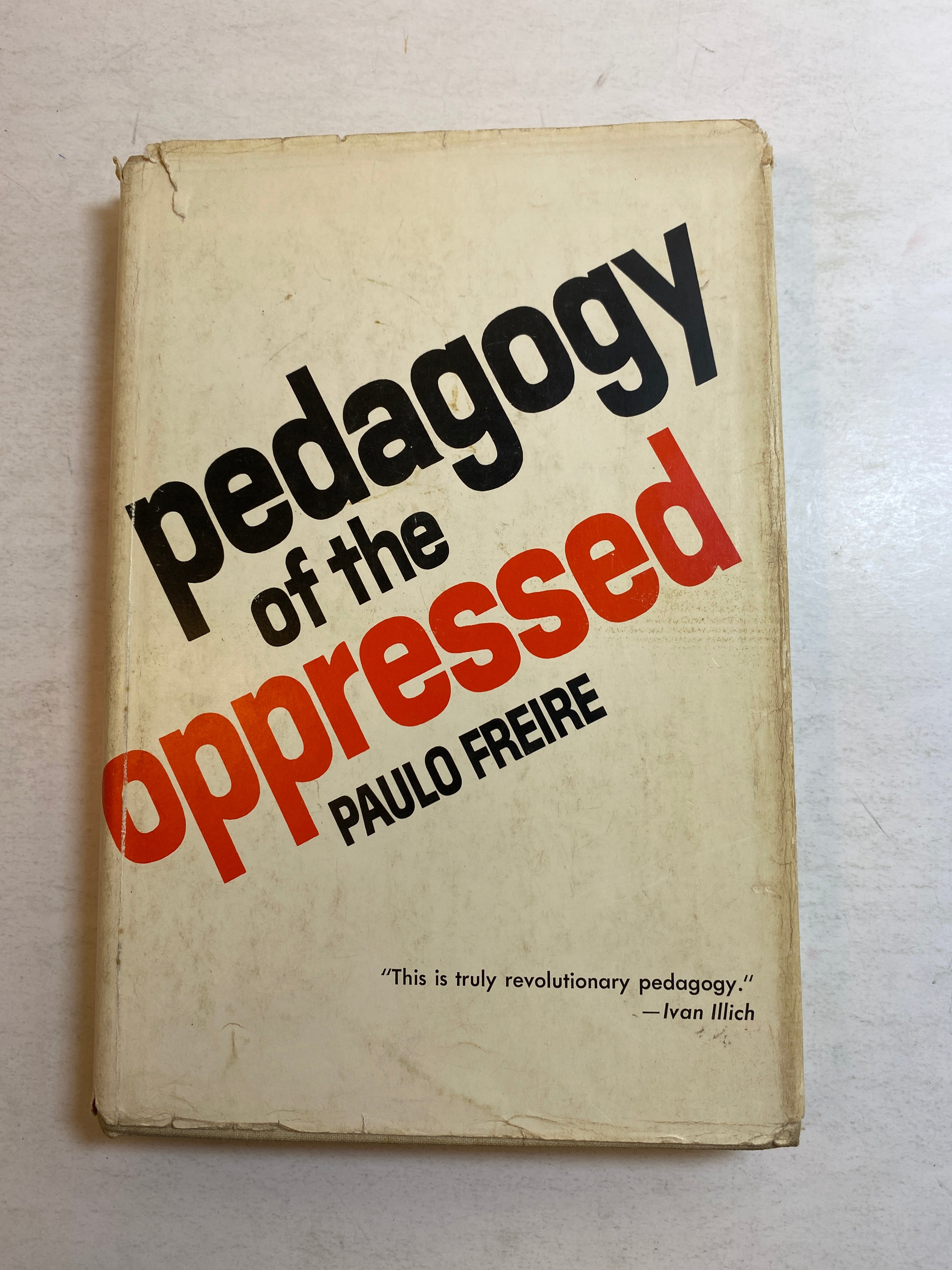Pedagogy of the Oppressed HCDJ First US Edition 1970
