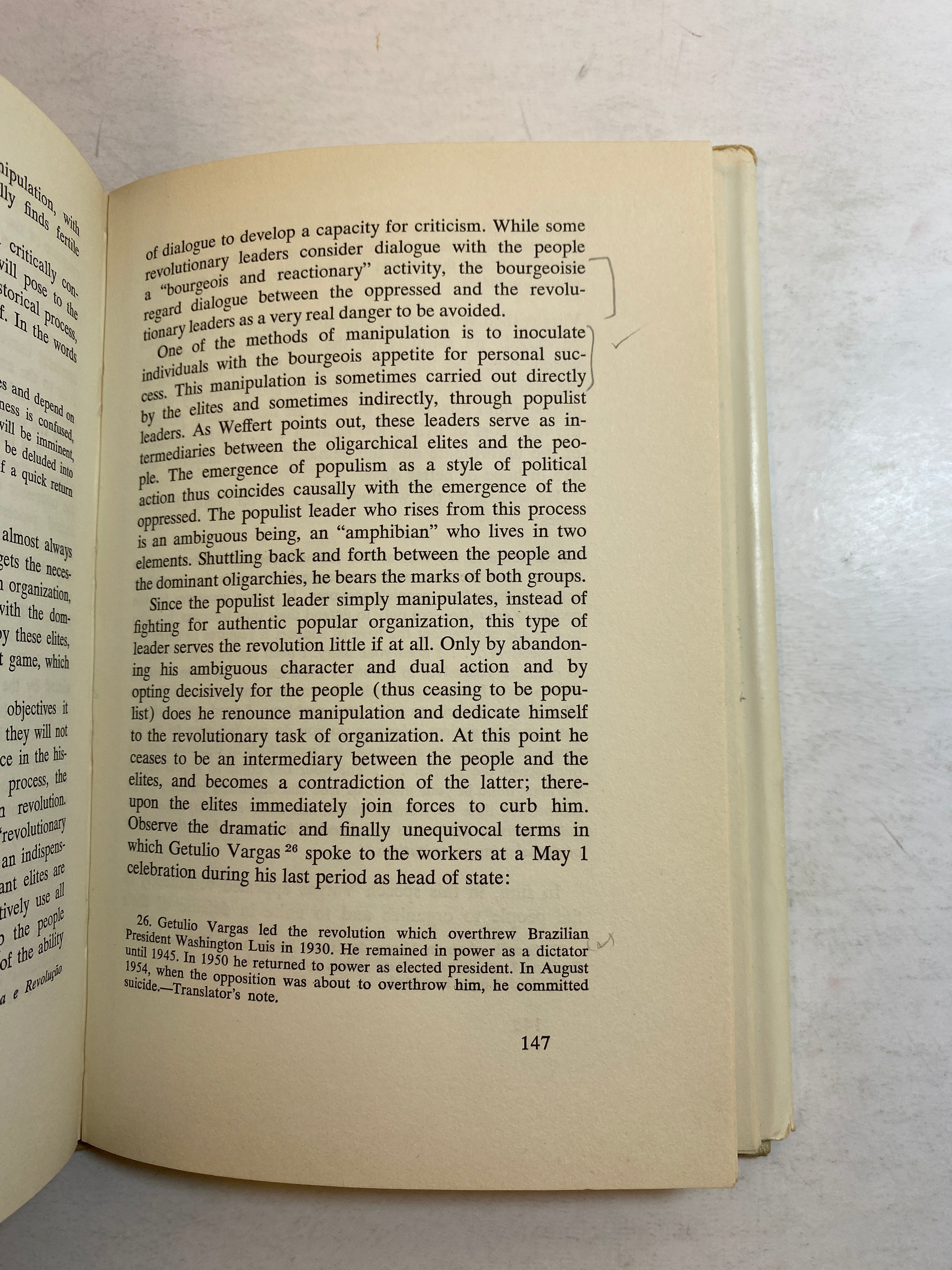 Pedagogy of the Oppressed HCDJ First US Edition 1970