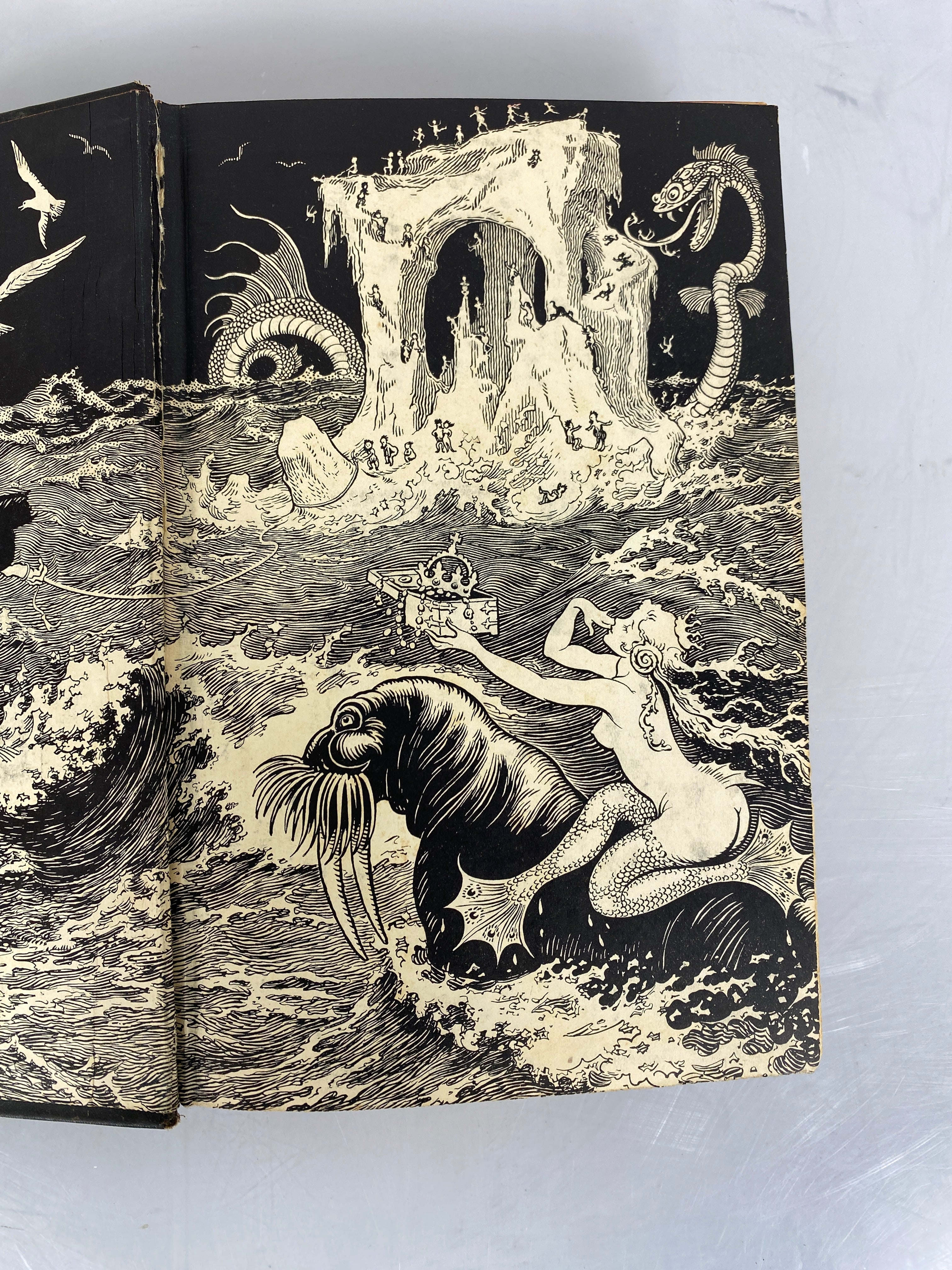 Penguin Island by Anatole France Illustrated by Frank Pape 1926 Antique HC