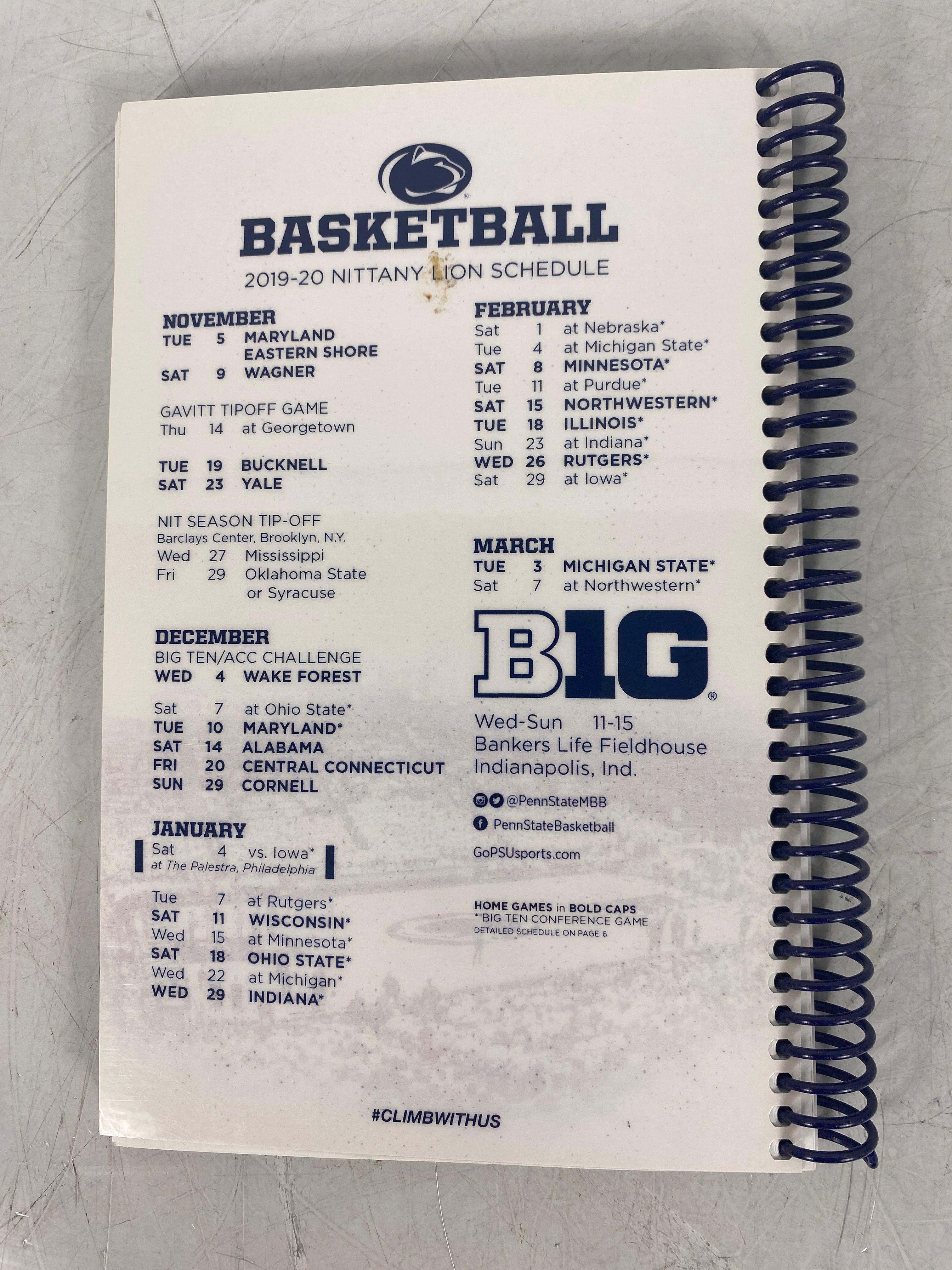 Penn State 2019-2020 Basketball Media Guide