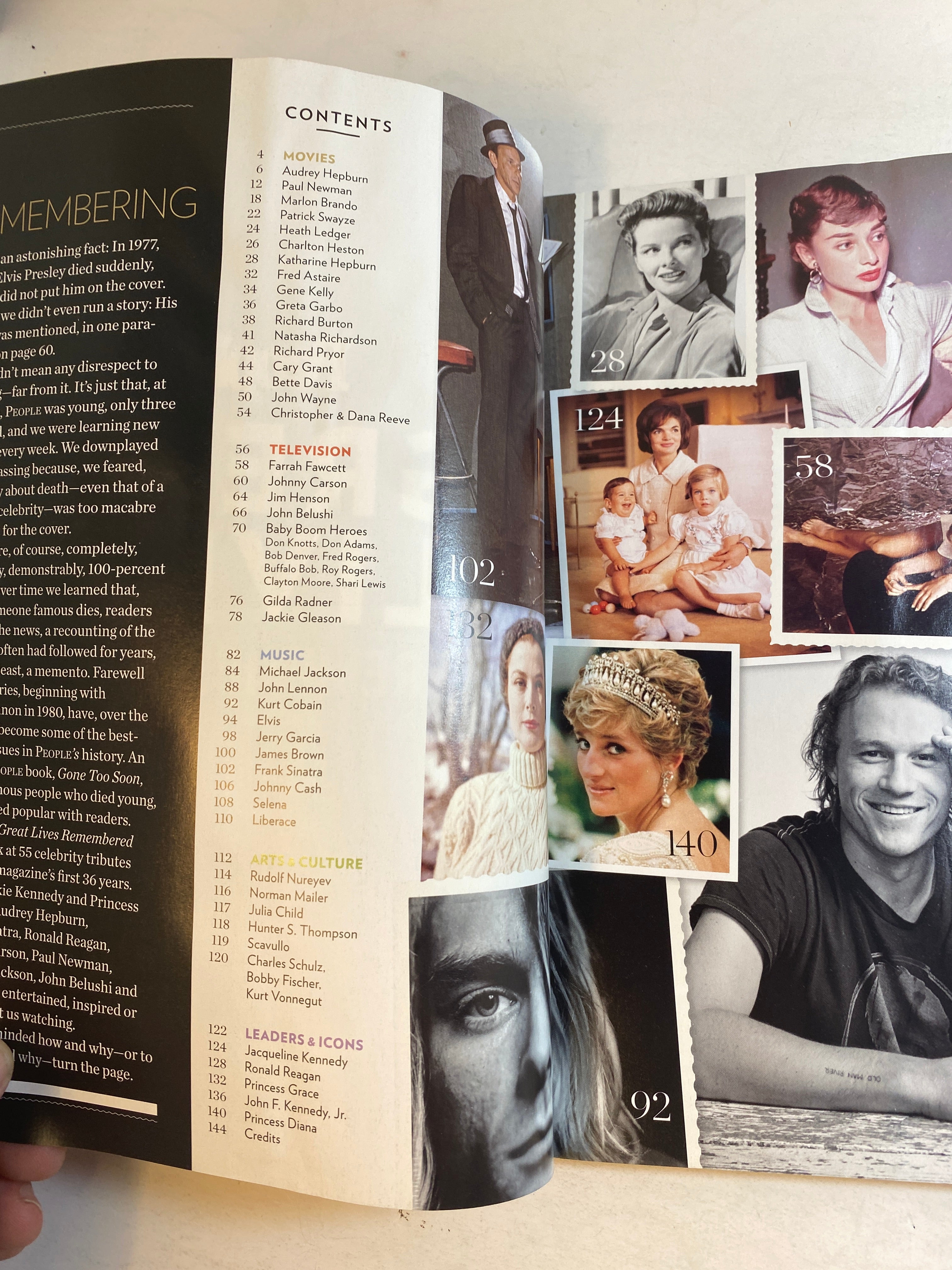 People Magazine Great Lives Remembered 10/1/2010
