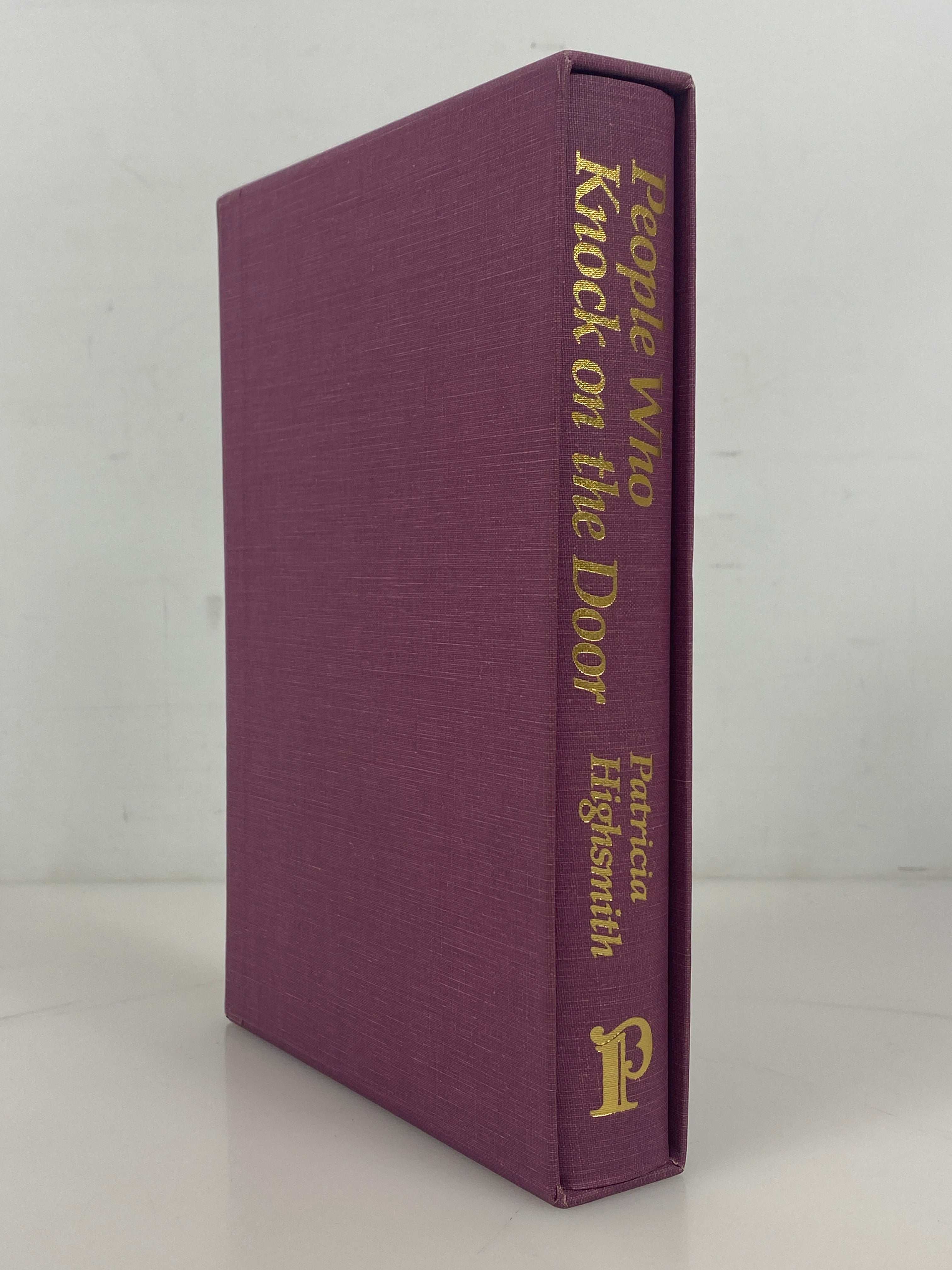 People Who Knock on the Door by Highsmith 1985 Signed Ltd Ed HC Slipcase