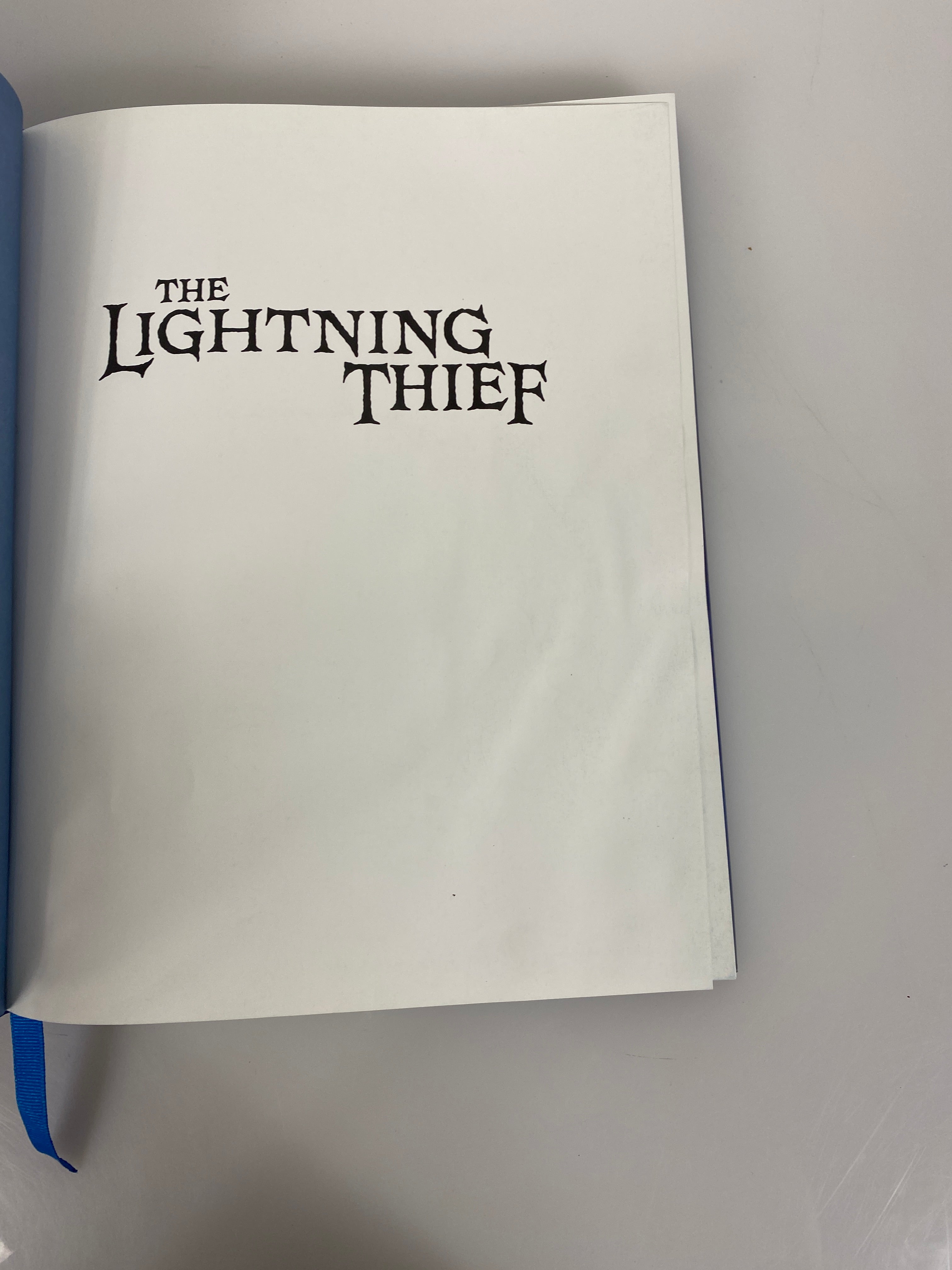 Percy Jackson Lightning Thief Illustrated Rick Riordan 2018 HCDJ