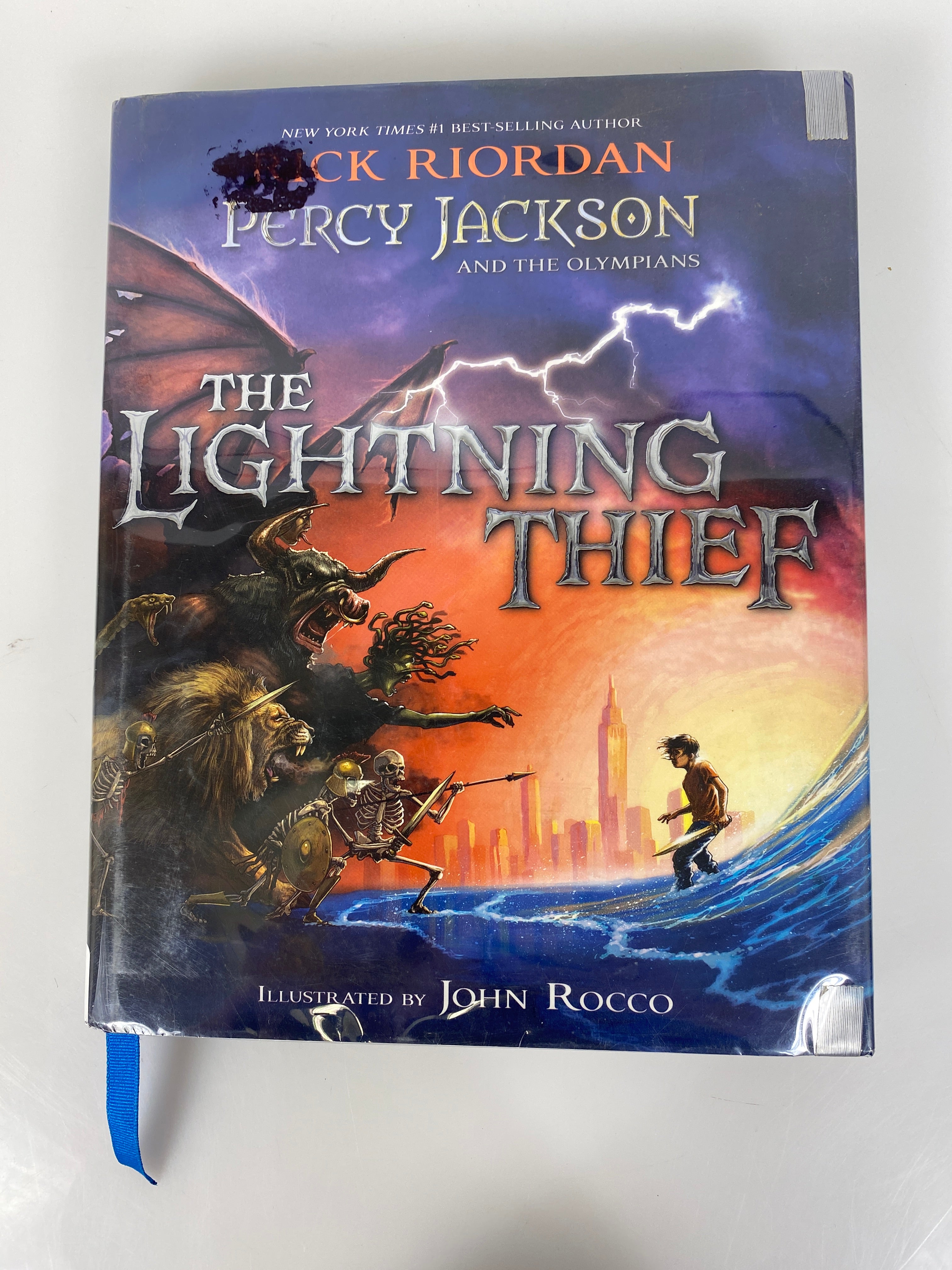 Percy Jackson Lightning Thief Illustrated Rick Riordan 2018 HCDJ