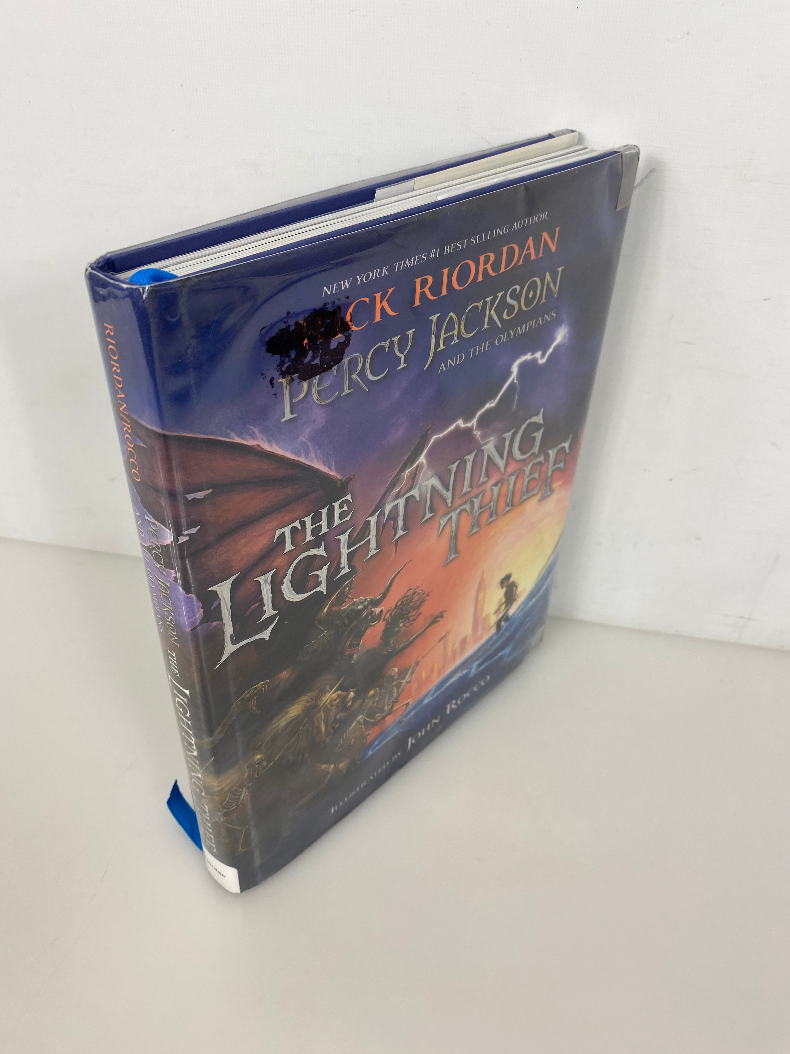 Percy Jackson Lightning Thief Illustrated Rick Riordan 2018 HCDJ