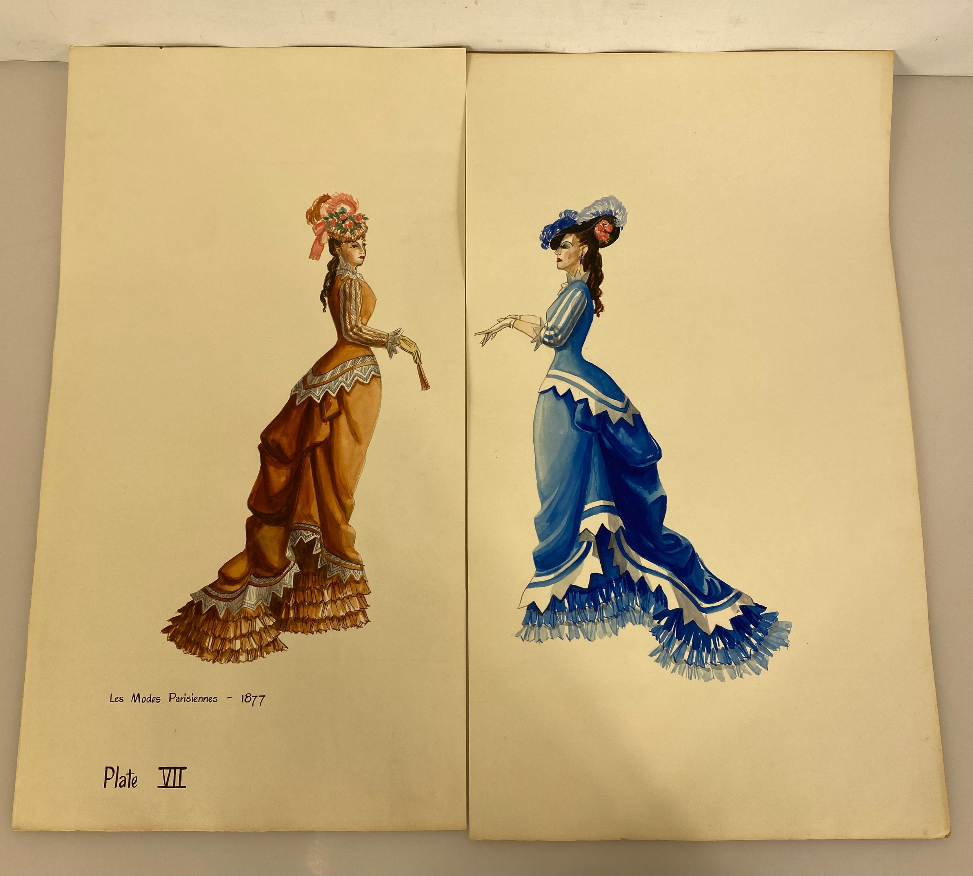 Period Stage Costume Plate Collection (14) Herbert Camburn