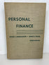 Personal Finance by Donaldson/Pfahl 1966 Fourth Edition HC