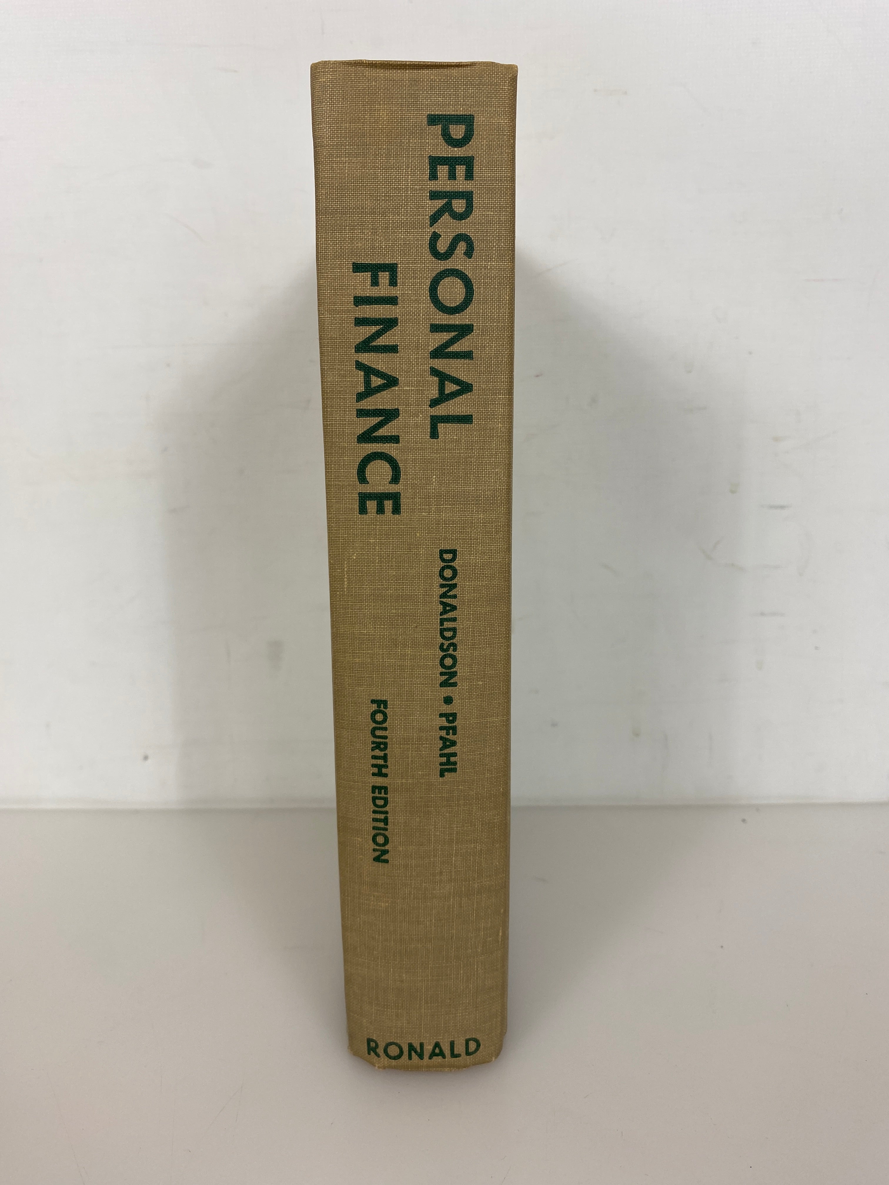 Personal Finance by Donaldson/Pfahl 1966 Fourth Edition HC