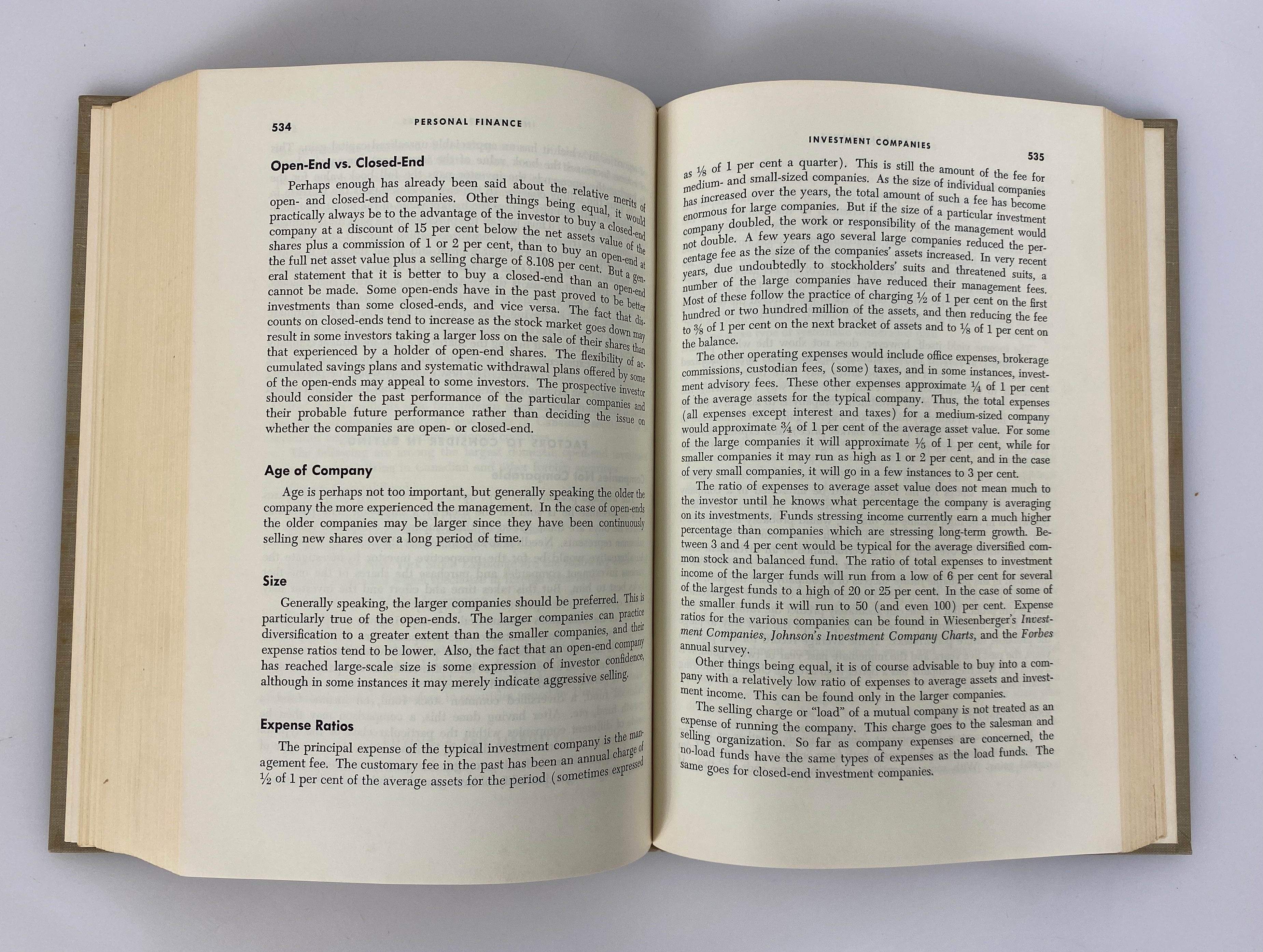 Personal Finance by Donaldson/Pfahl 1966 Fourth Edition HC