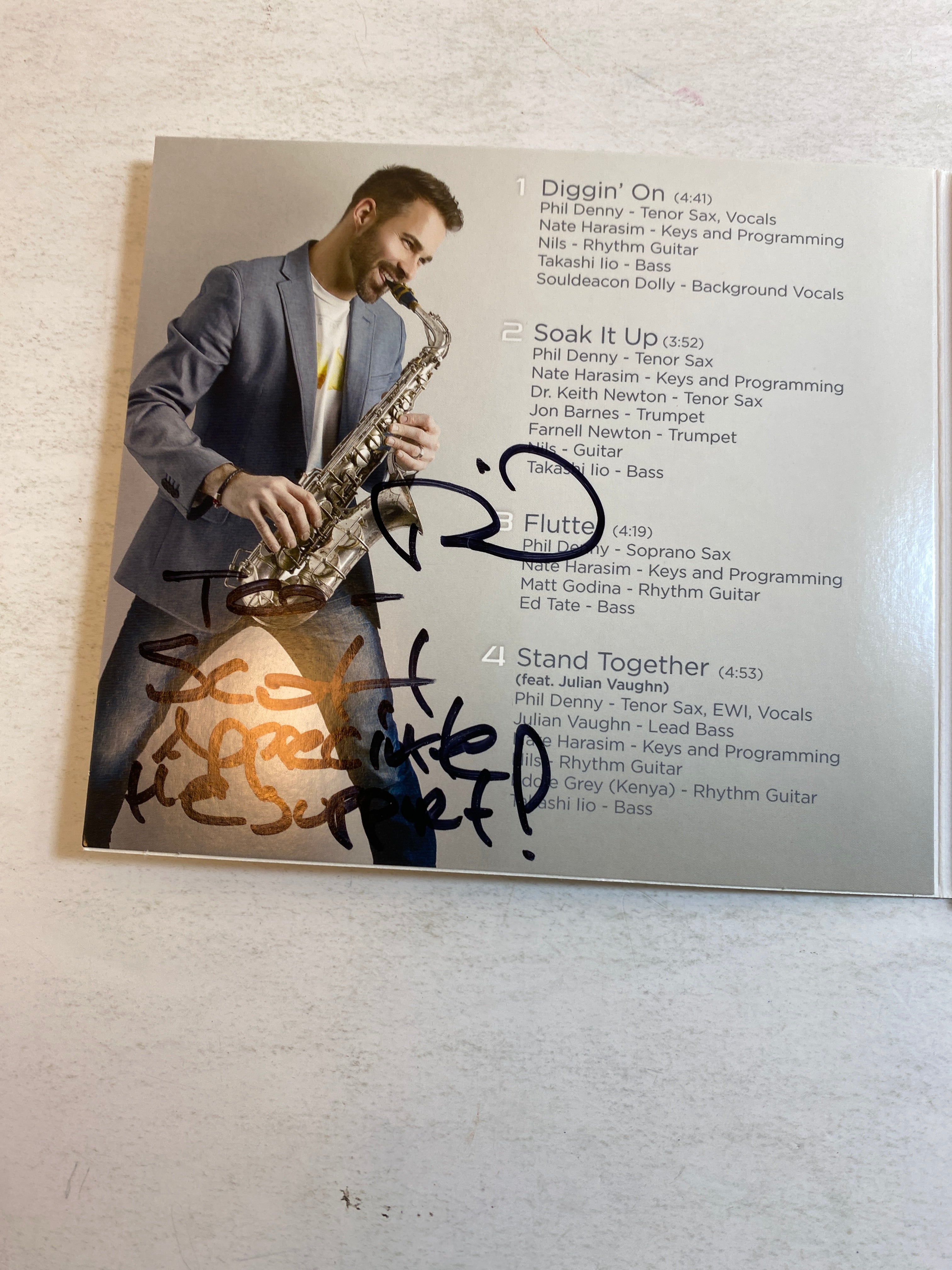 Phil Denny Upswing CD 2015 *Signed*