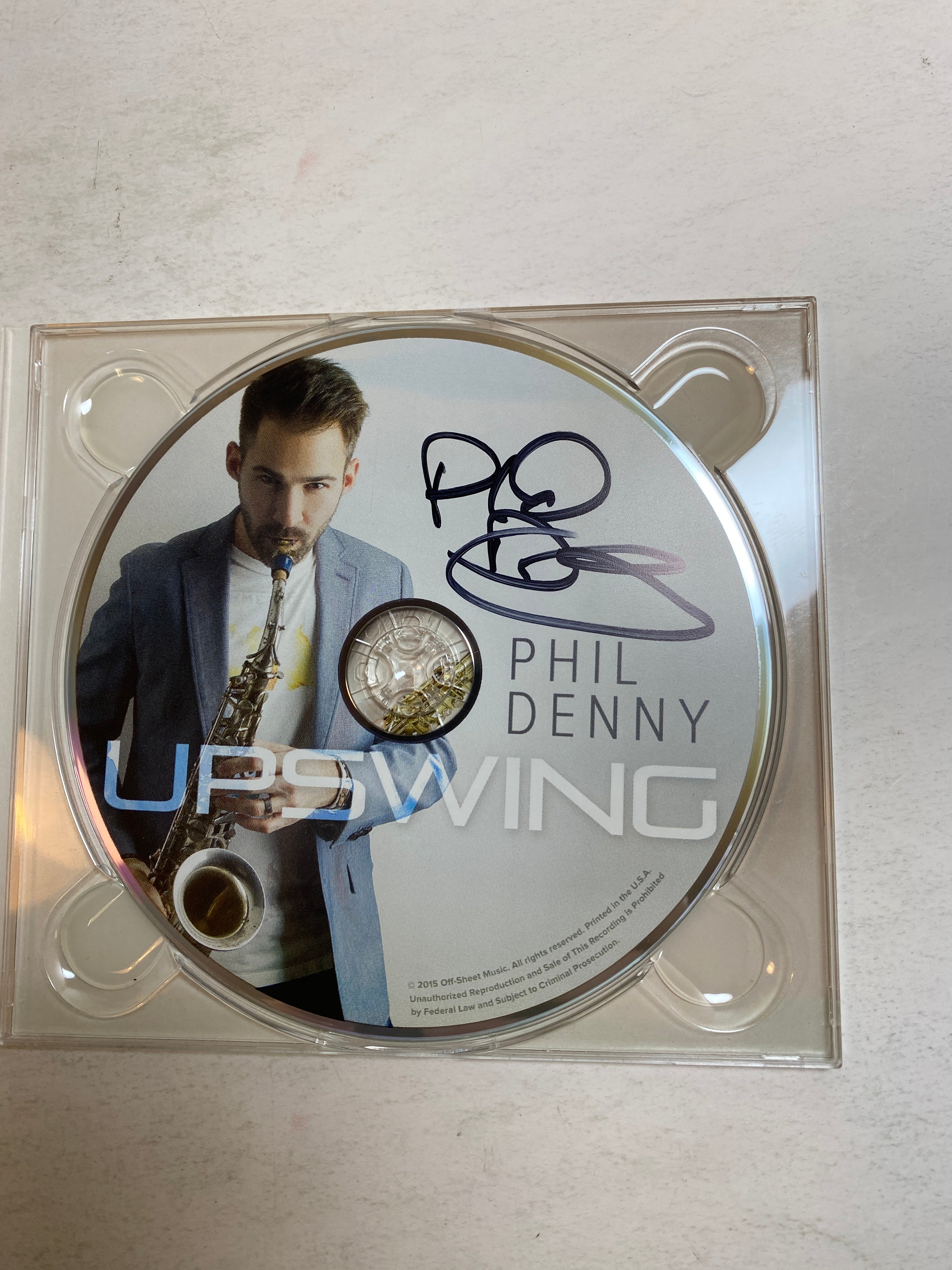 Phil Denny Upswing CD 2015 *Signed*