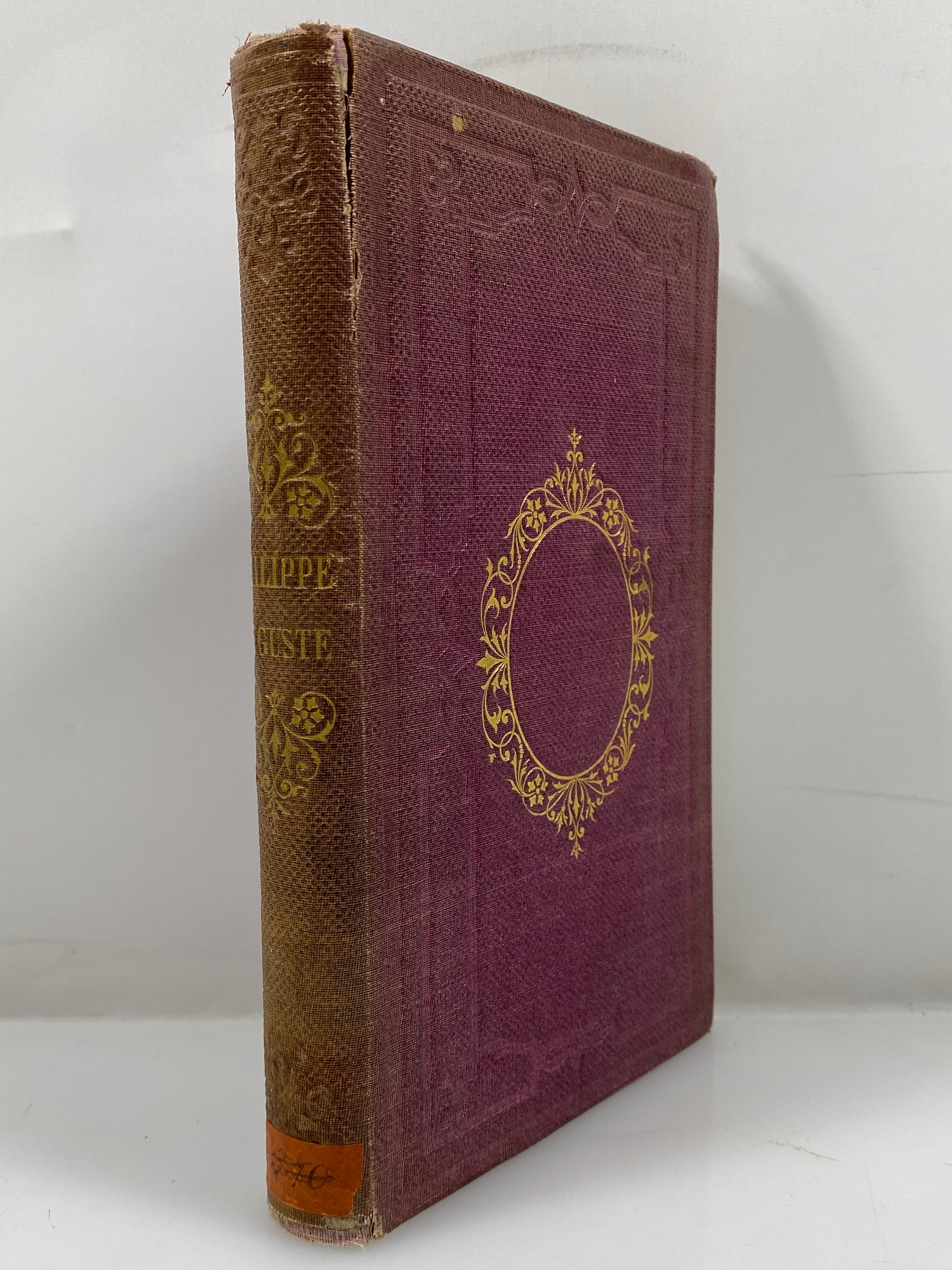 Philippe-Auguste by M. Todiere 1867 3rd Edition in French Antique HC