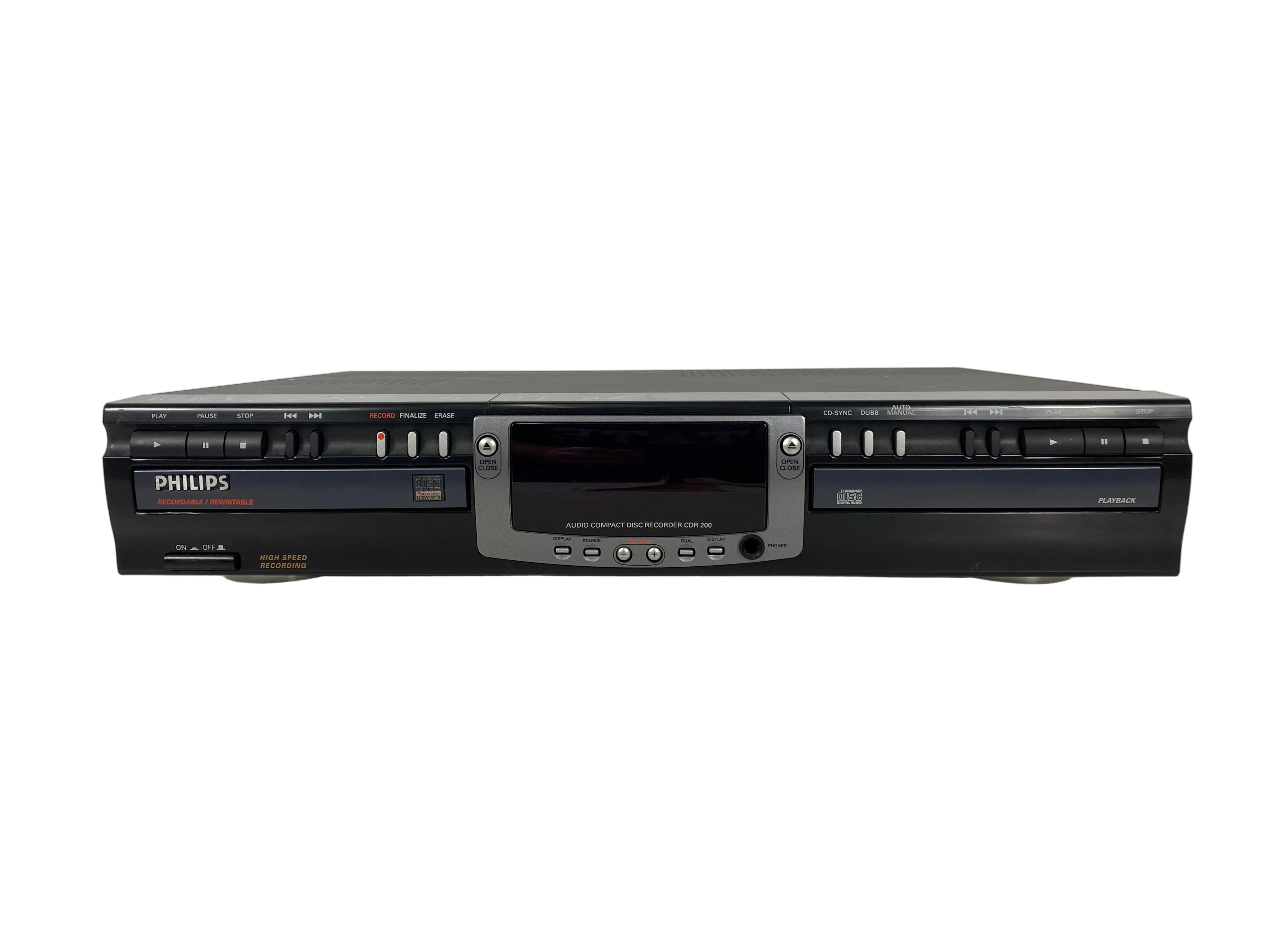Philips CDR 200 Double Deck CD Recorder