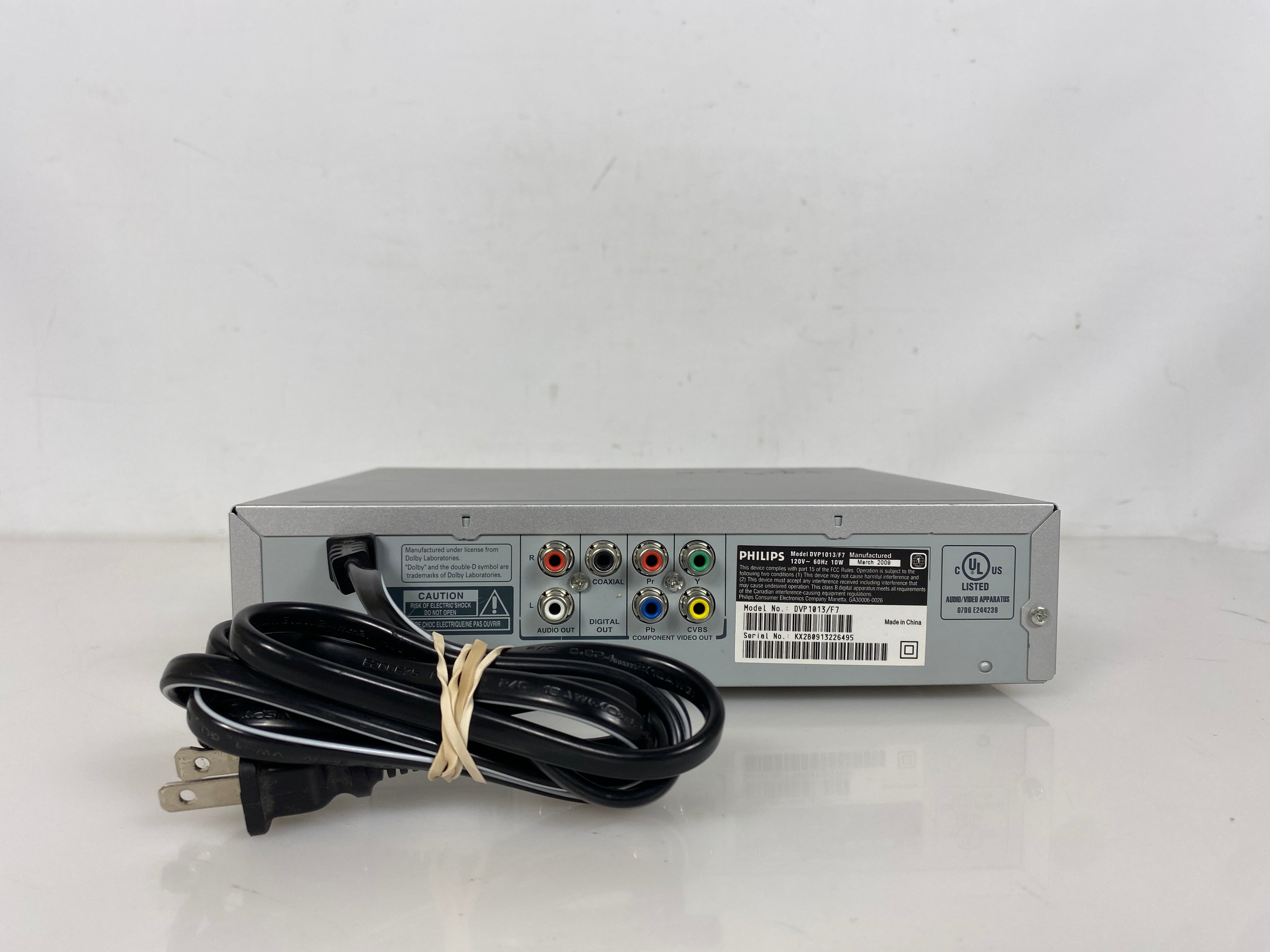 Philips DVP1013 DVD Player