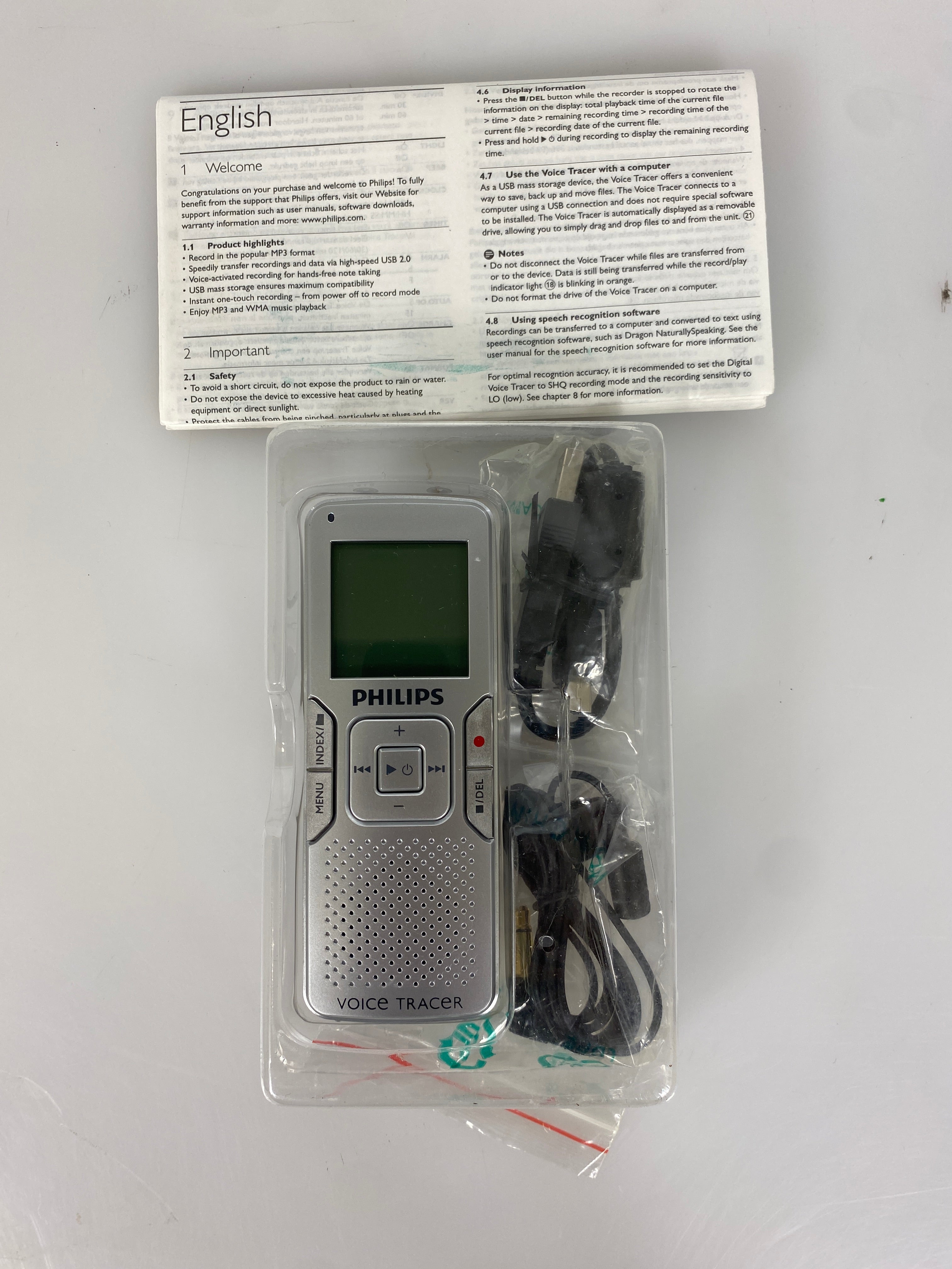 Philips LFH0662/40 Digital Voice Recorder