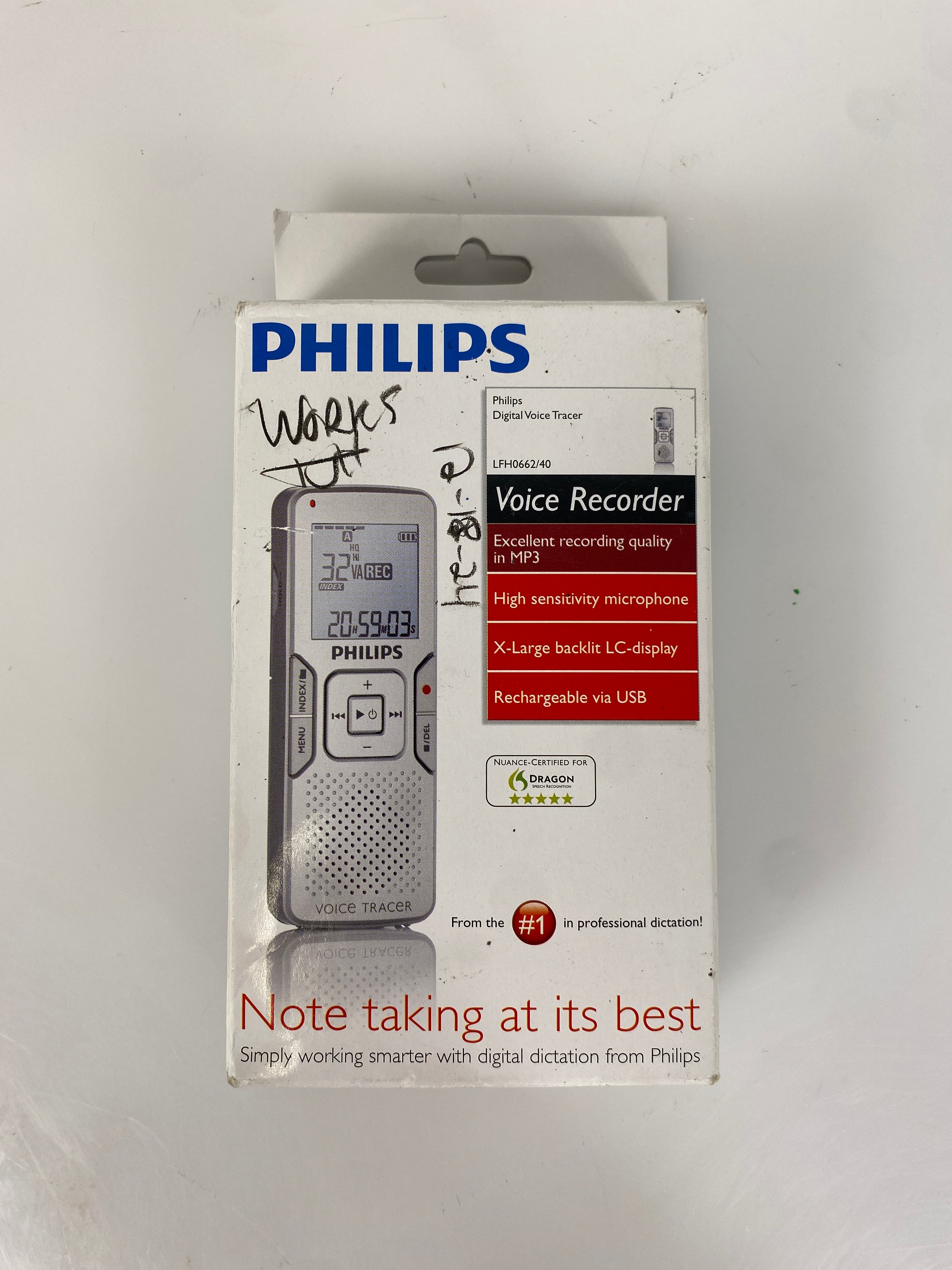 Philips LFH0662/40 Digital Voice Recorder