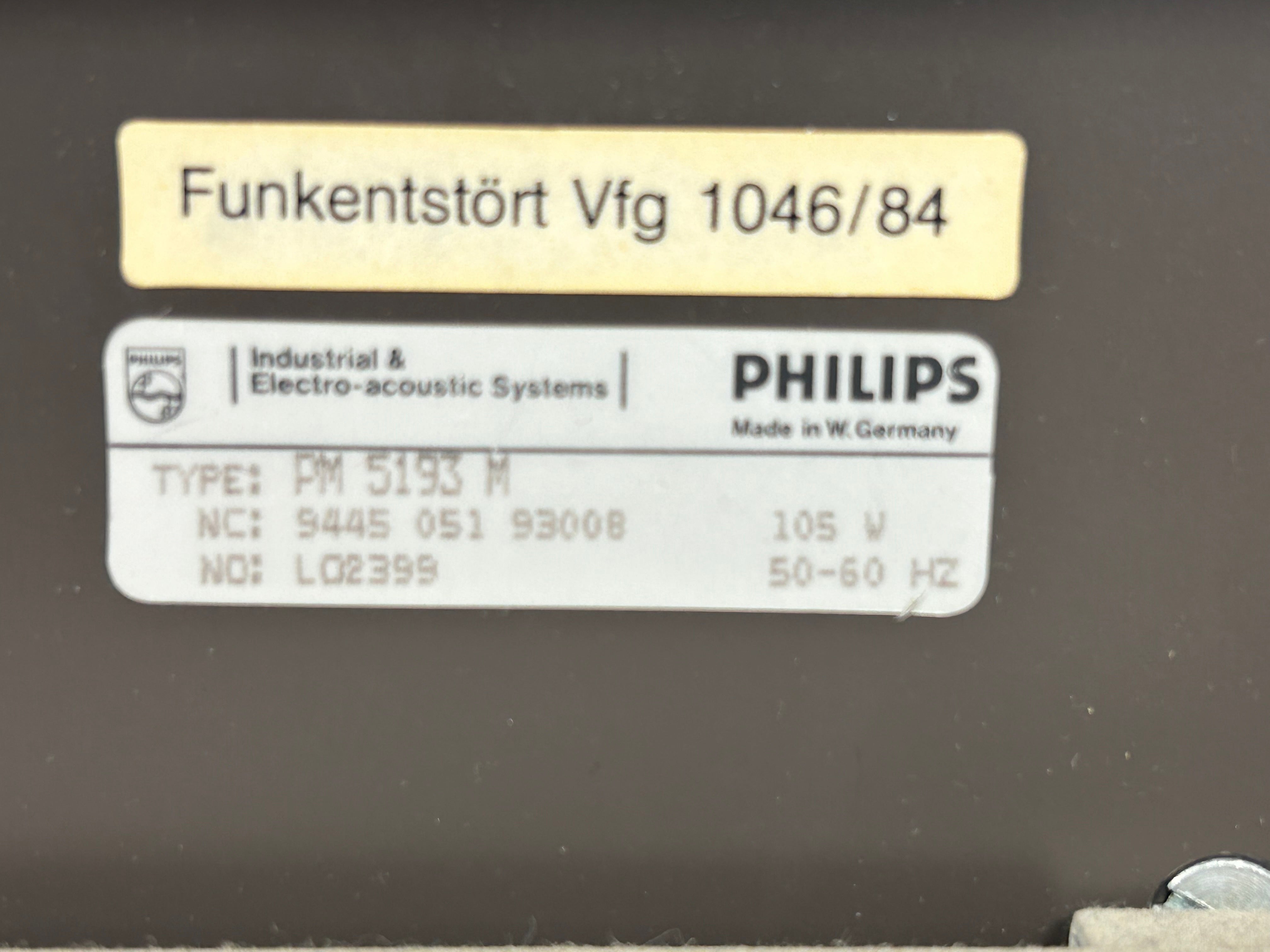 Phillips PM5193 Programmable Synthesizer/Function Generator *Untested*