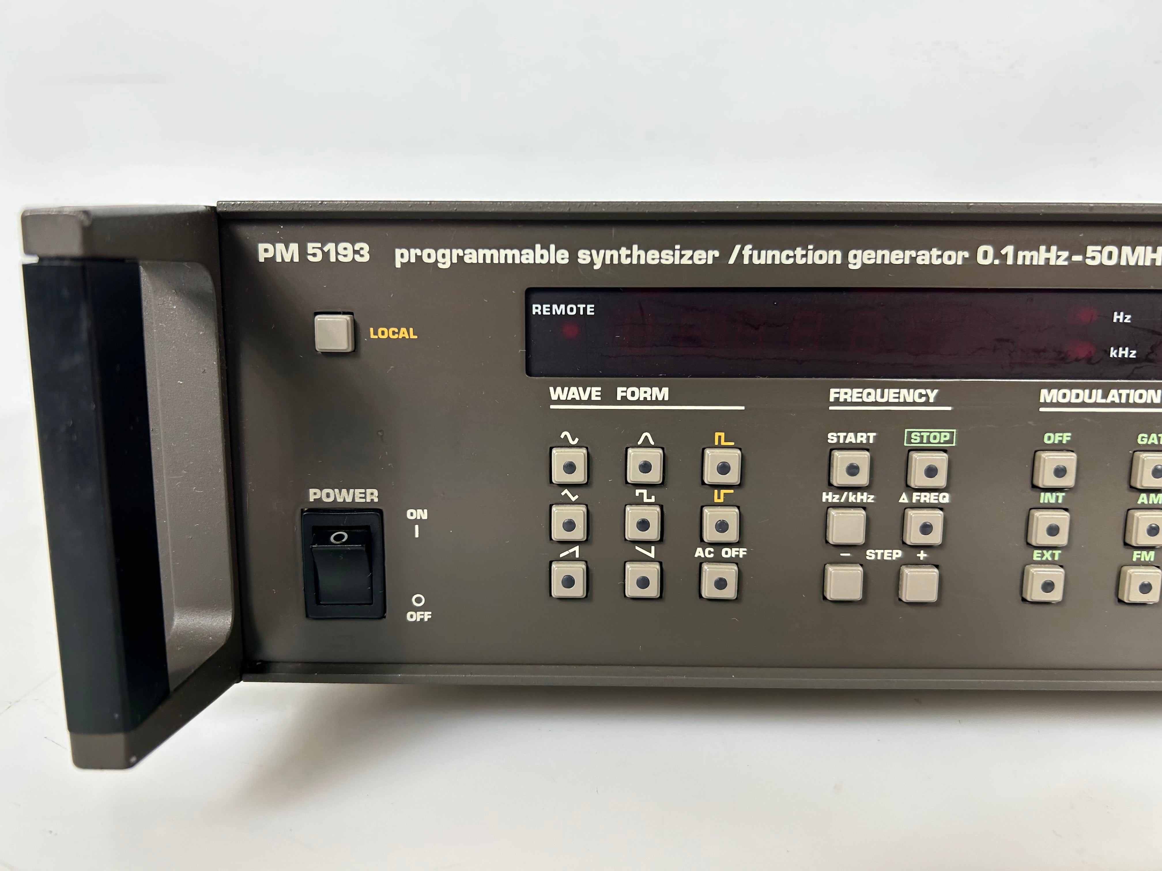 Phillips PM5193 Programmable Synthesizer/Function Generator *Untested*