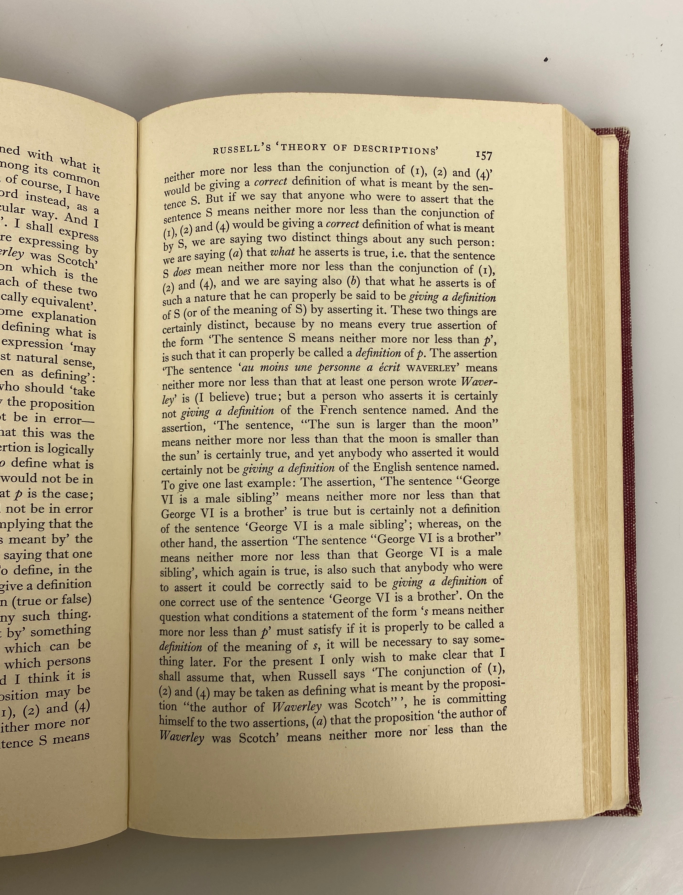 Philosophical Papers by George Edward Moore 1959 1st Edition Ex-Library HC