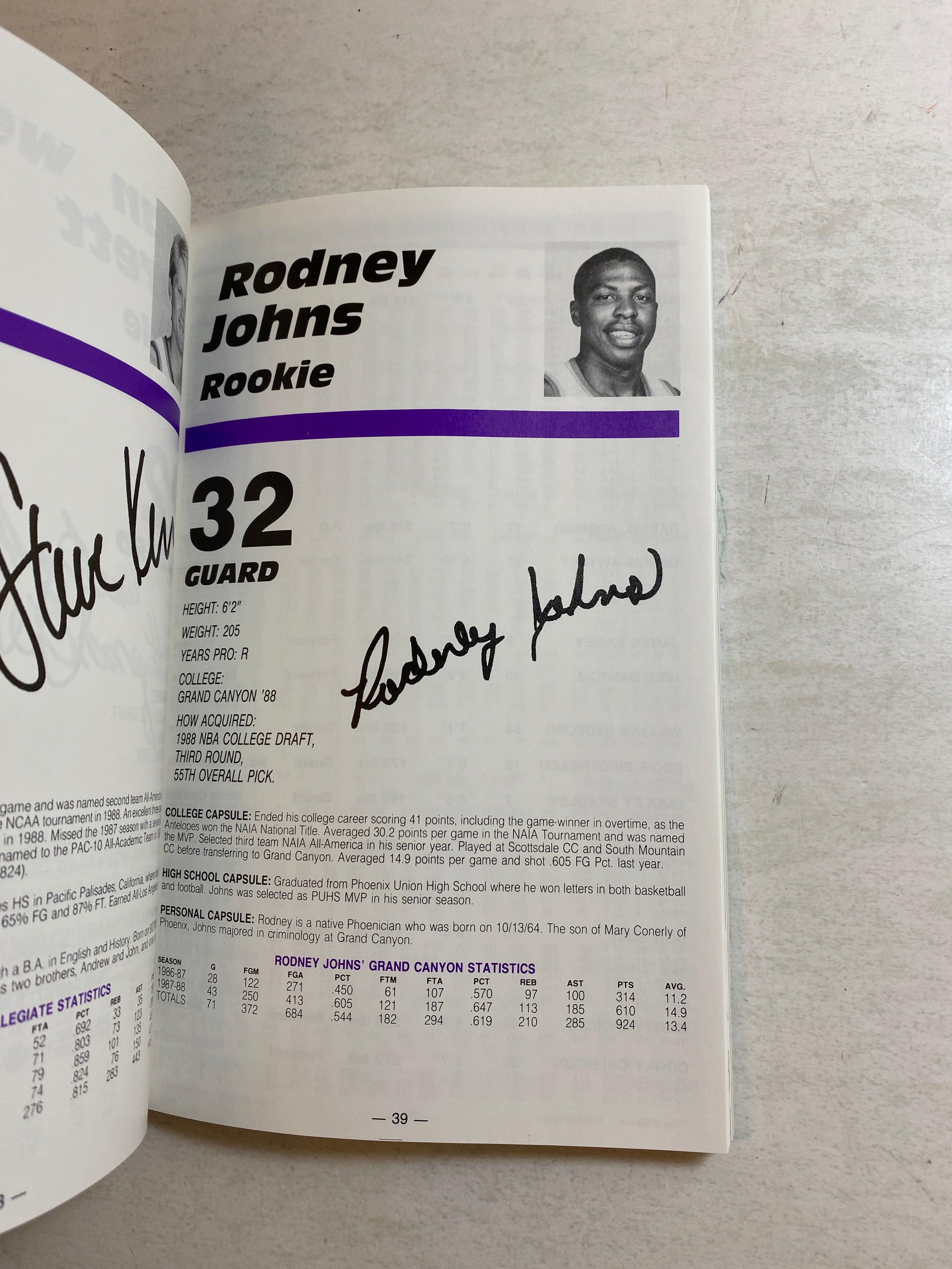 Phoenix Suns NBA Media Guide 1988-1989