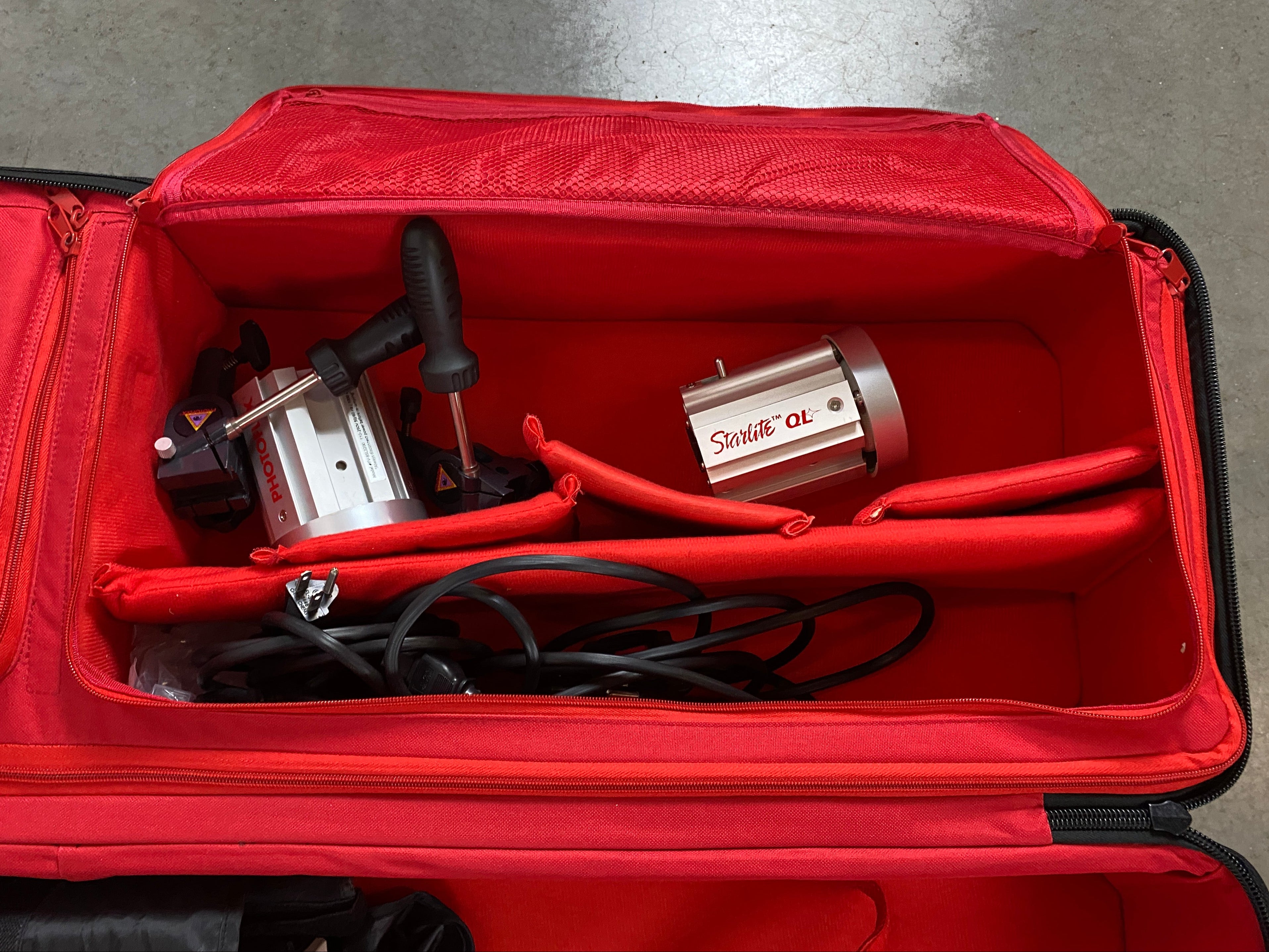 Photoflex "Transpec" Equipment Carrying Kit Wheeled w/ Carrying Handle