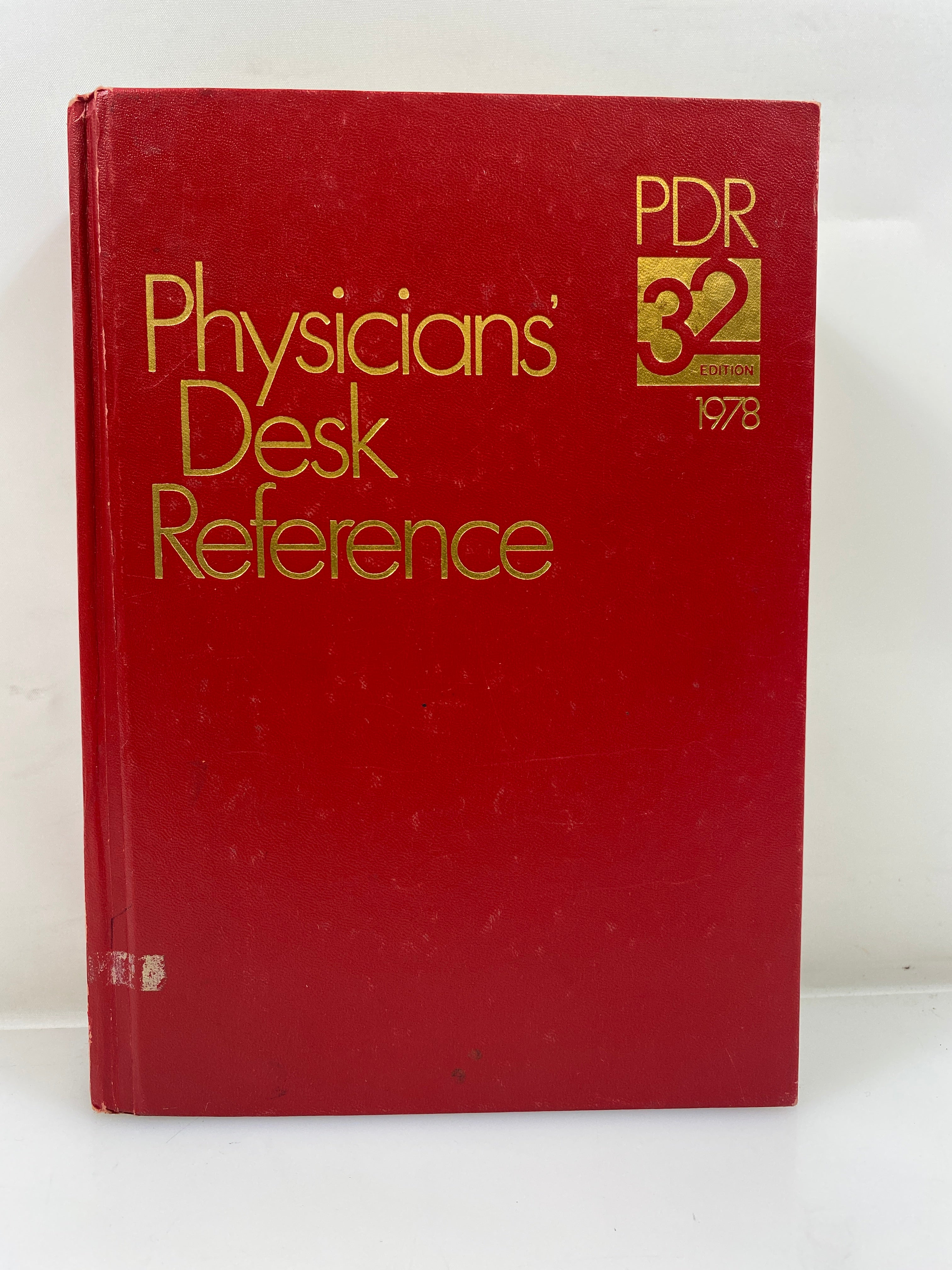 Physicians' Desk Reference 32nd Ed. Medical Economics Ex-library 1978 HC