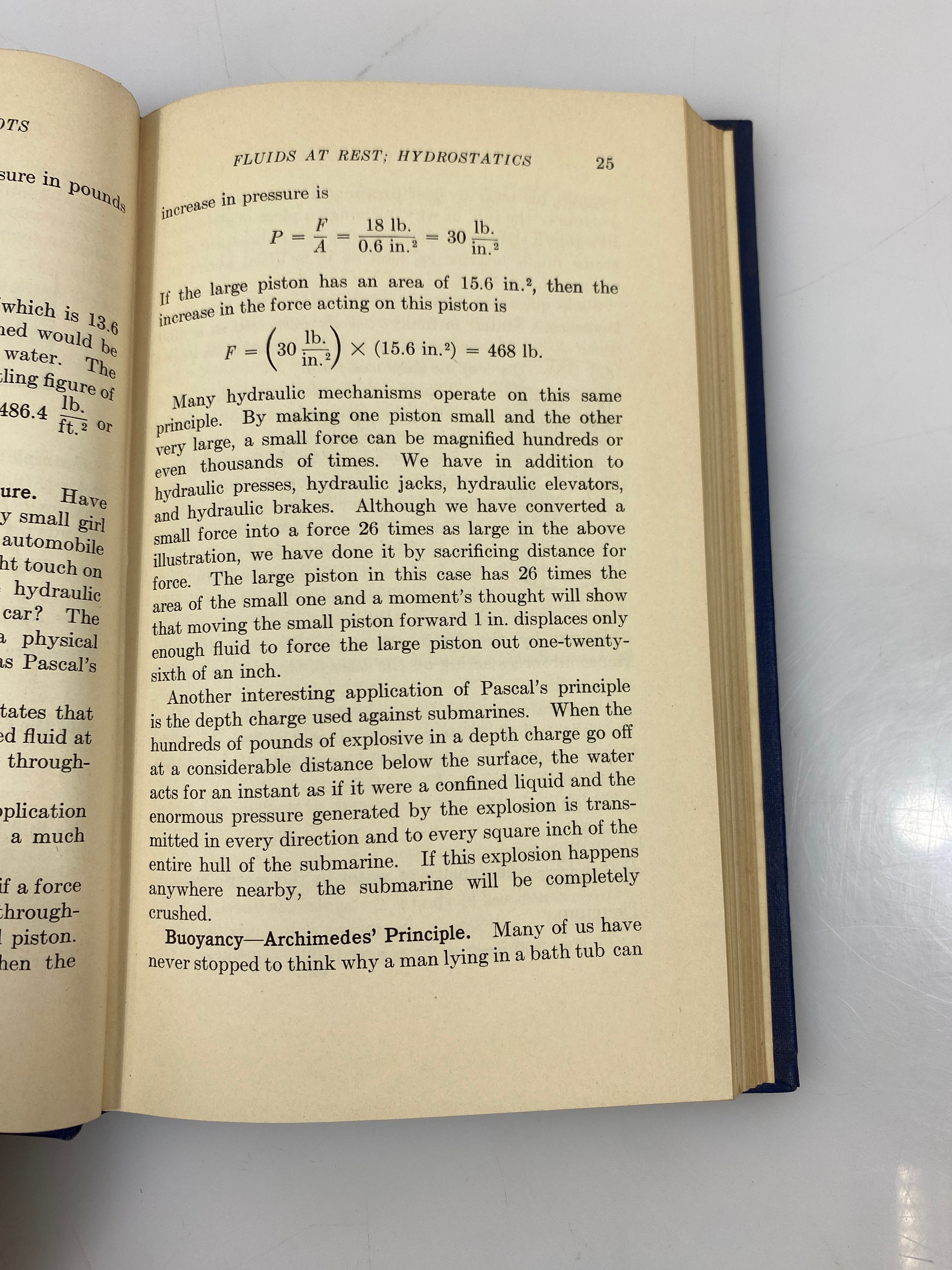 Physics Manual for Pilots U.S. Navy/McGraw-Hill 1943 HC