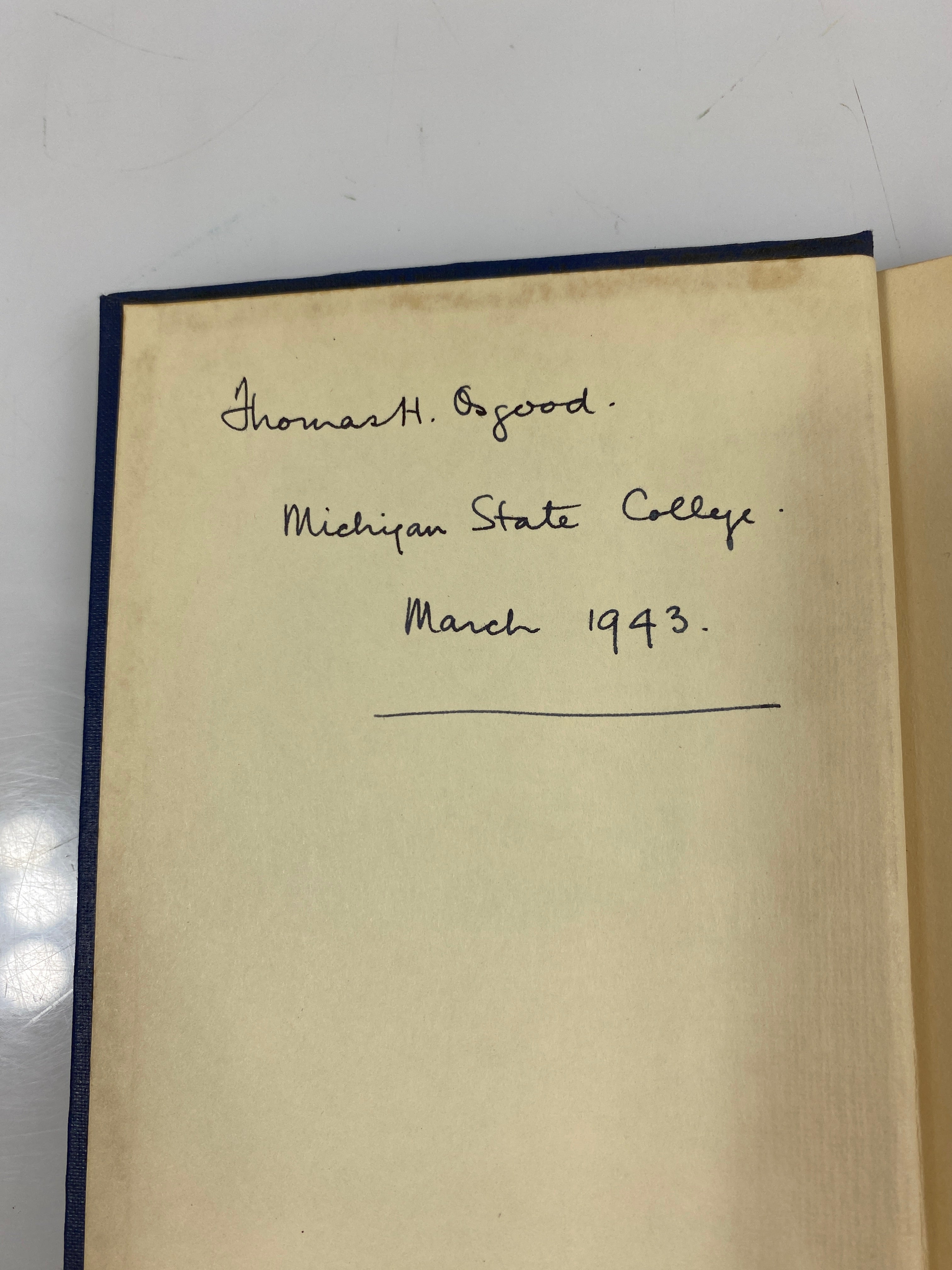 Physics Manual for Pilots U.S. Navy/McGraw-Hill 1943 HC