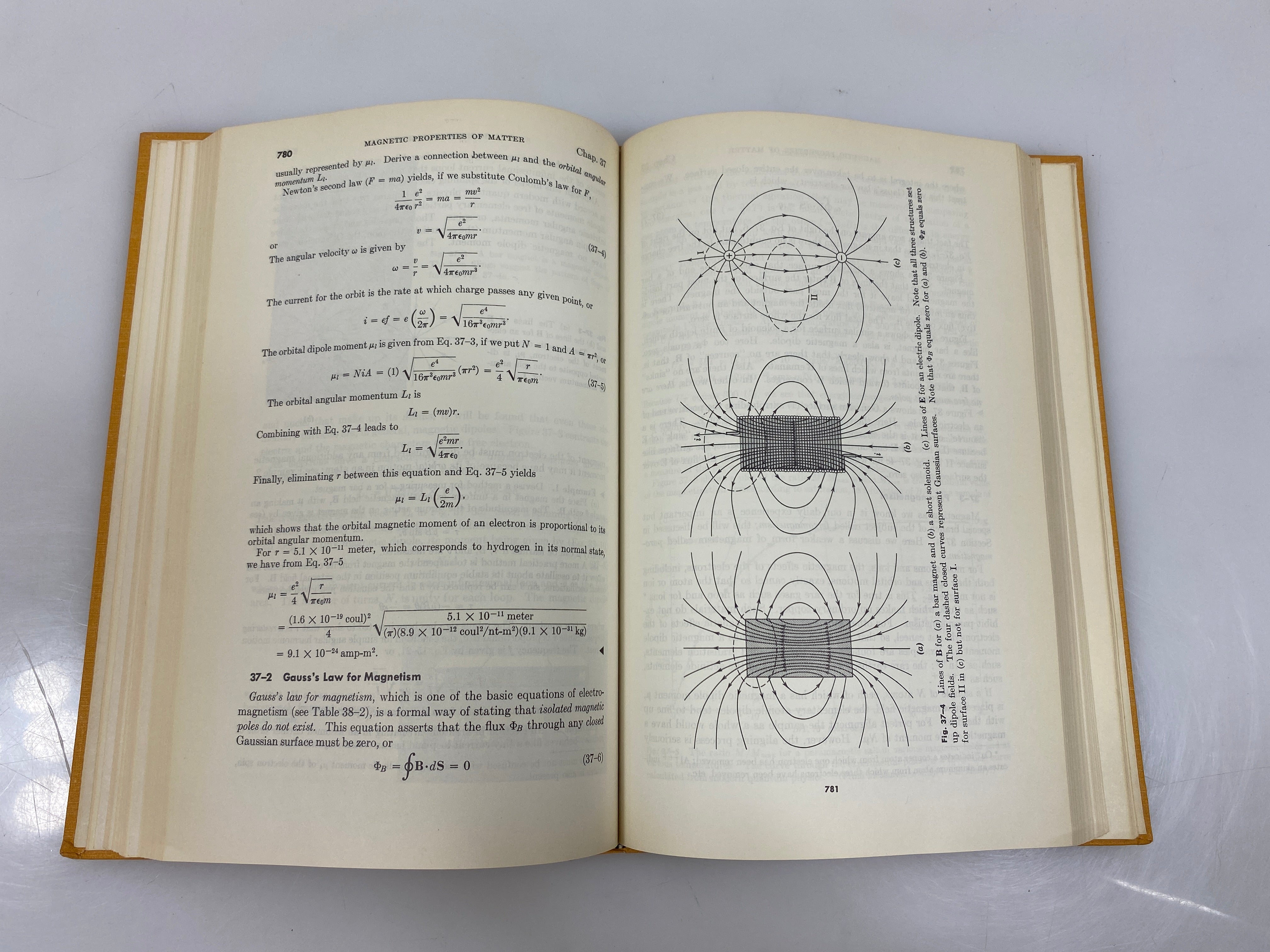 Physics Part II by Halliday/Resnick 1960 HC