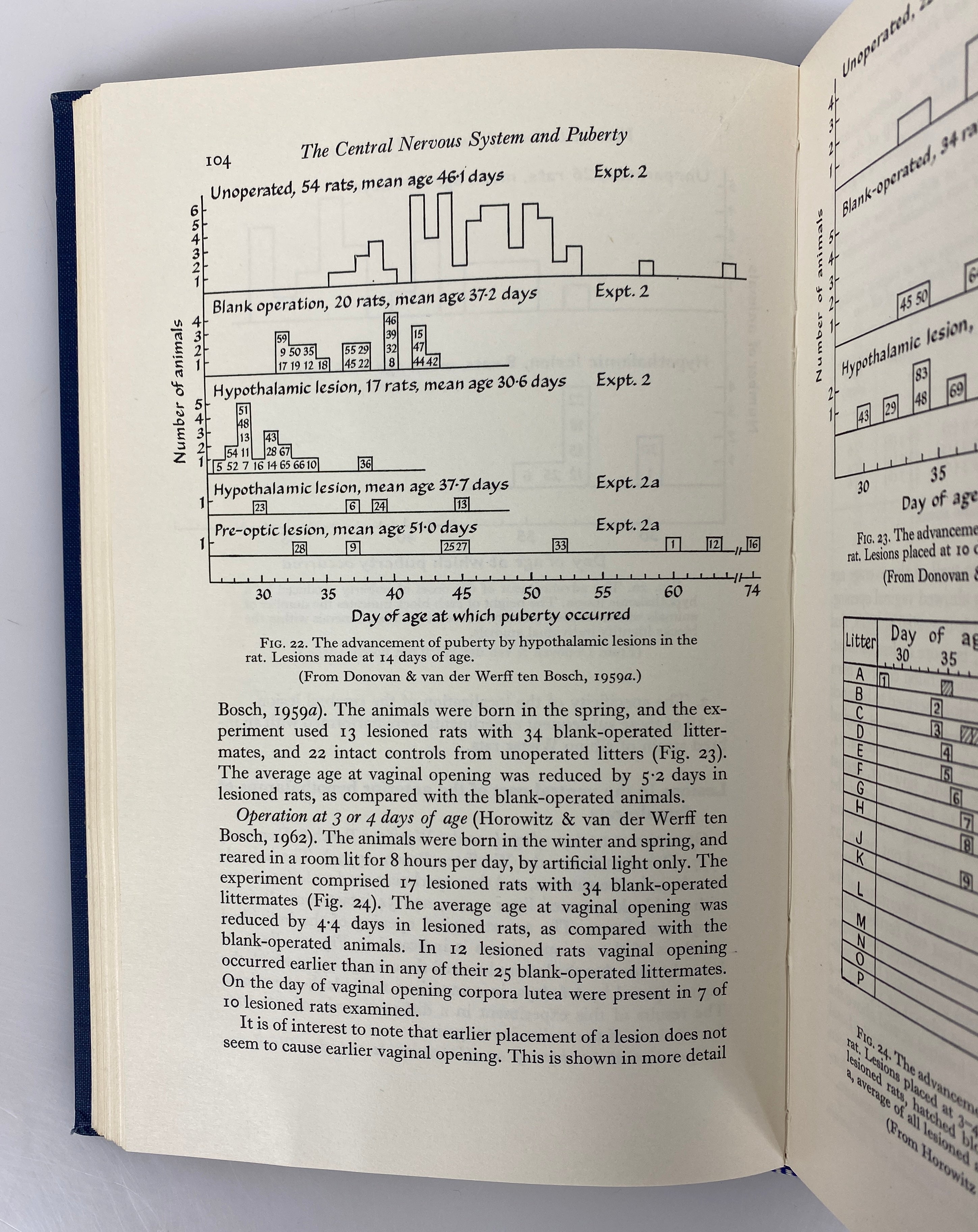 Physiology of Puberty by B.T. Donovan 1965 Vintage HC
