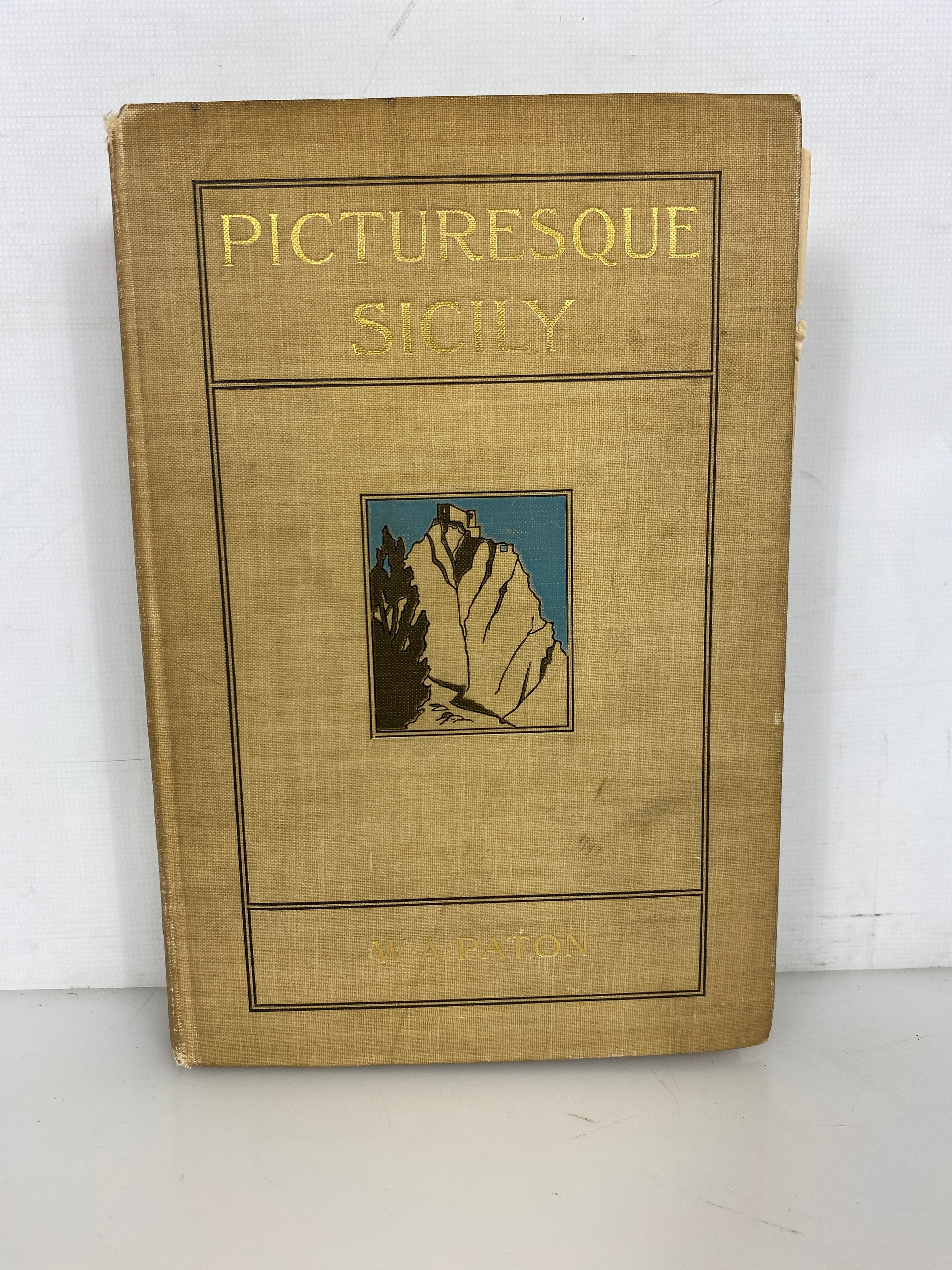 Picturesque Sicily by William Agnew Paton 1898 Antique HC Ex-Library