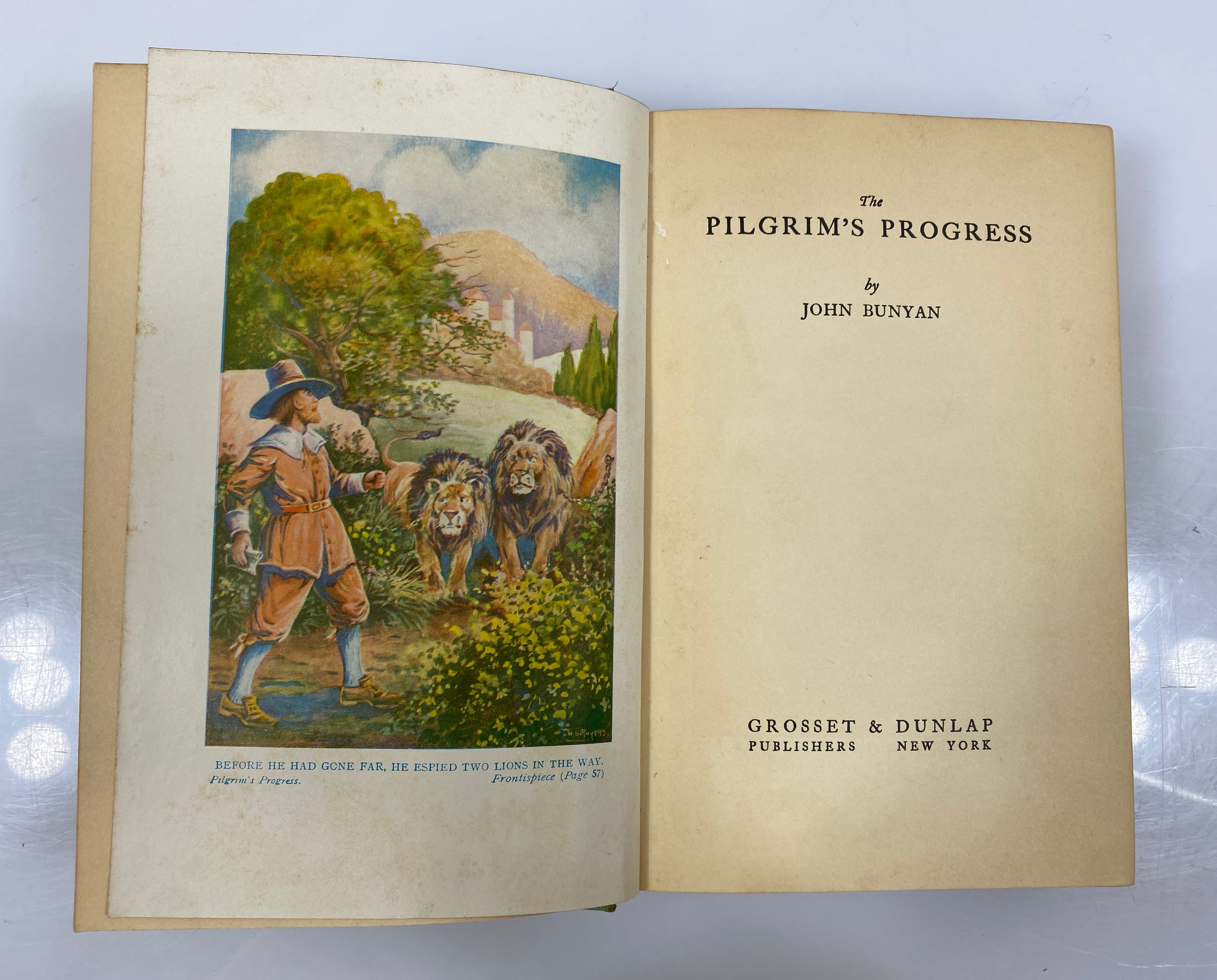 Pilgrim's Progress by John Bunyan Grosset & Dunlap Vintage HC