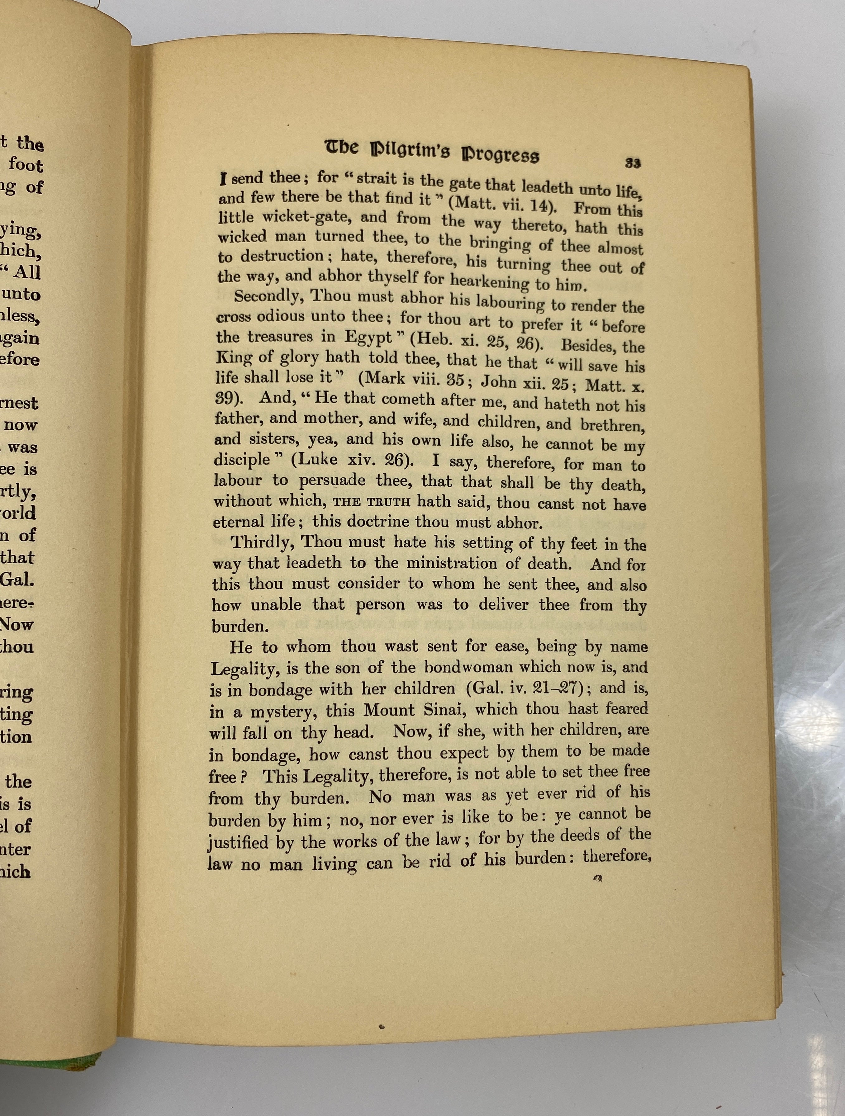 Pilgrim's Progress by John Bunyan Grosset & Dunlap Vintage HC