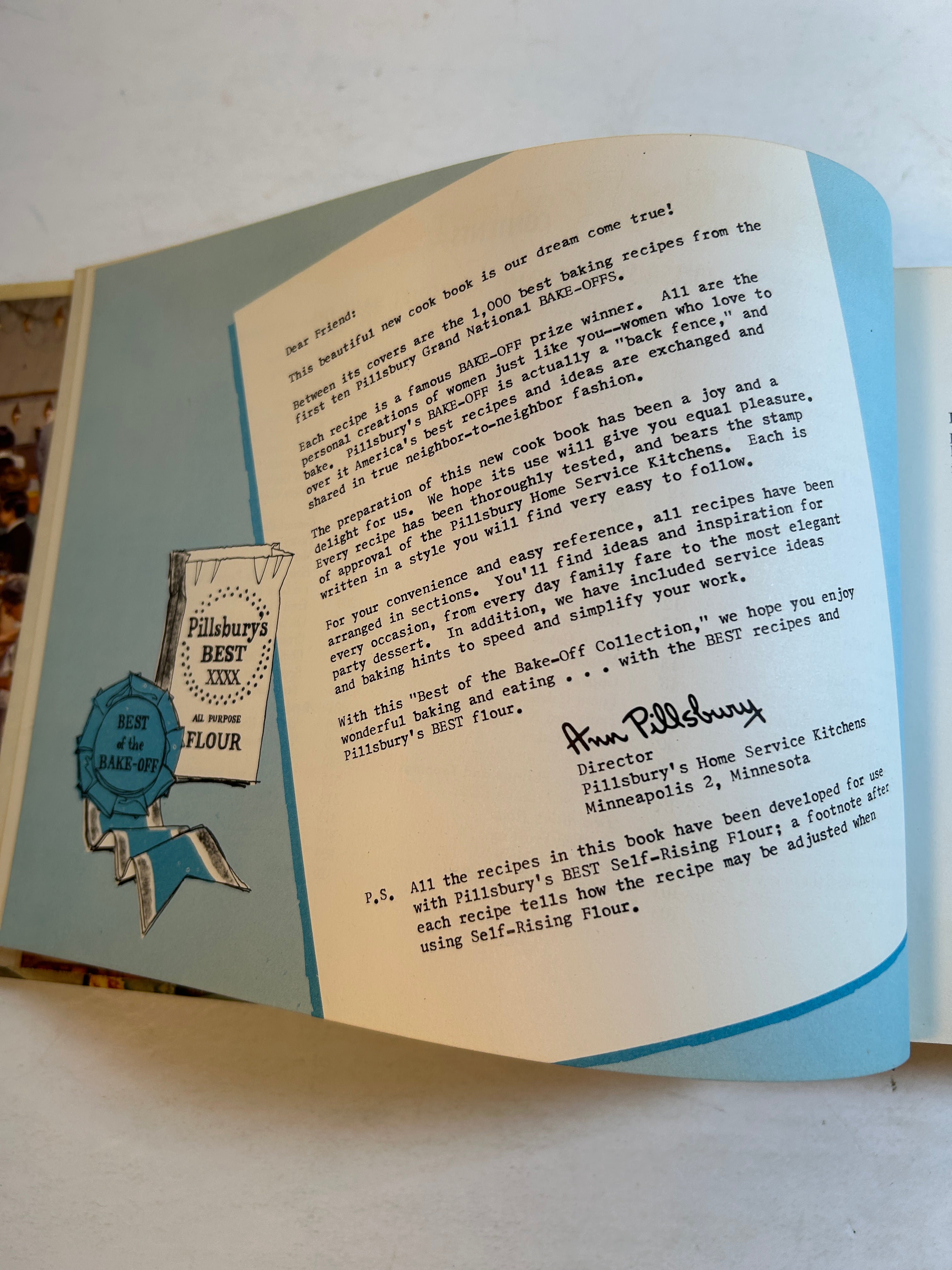 Pillsbury's BEST 1000 Recipes BEST of the BAKE-OFF Collection 1959 HC