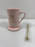 Pink Ceramic Coffee Mug Graduation Gift Set