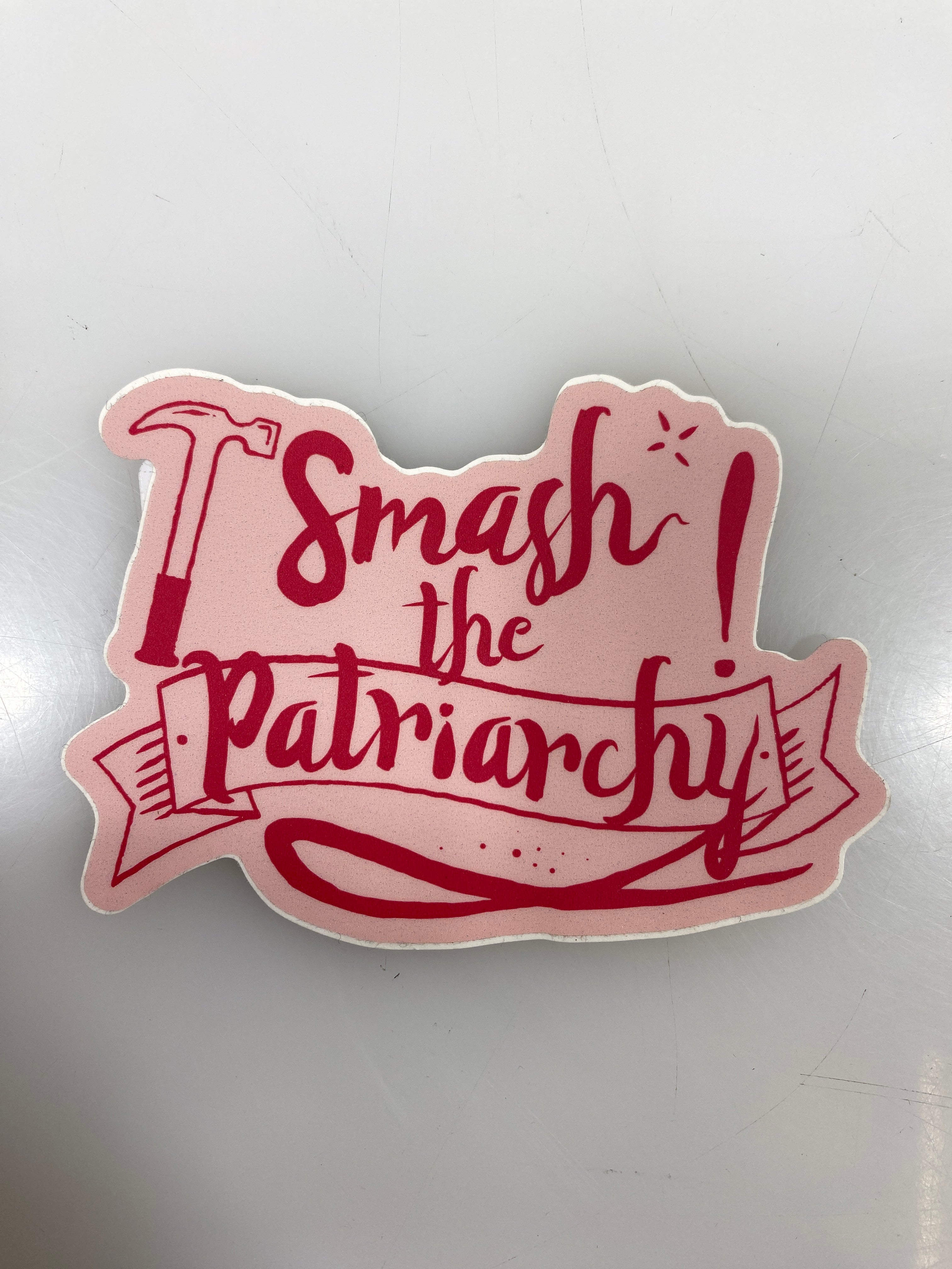 Pink Smash the Patriarchy Sticker