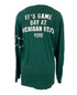 PINK Victoria's Secret Green MSU Game Day Long Sleeve Shirt Women's Size L