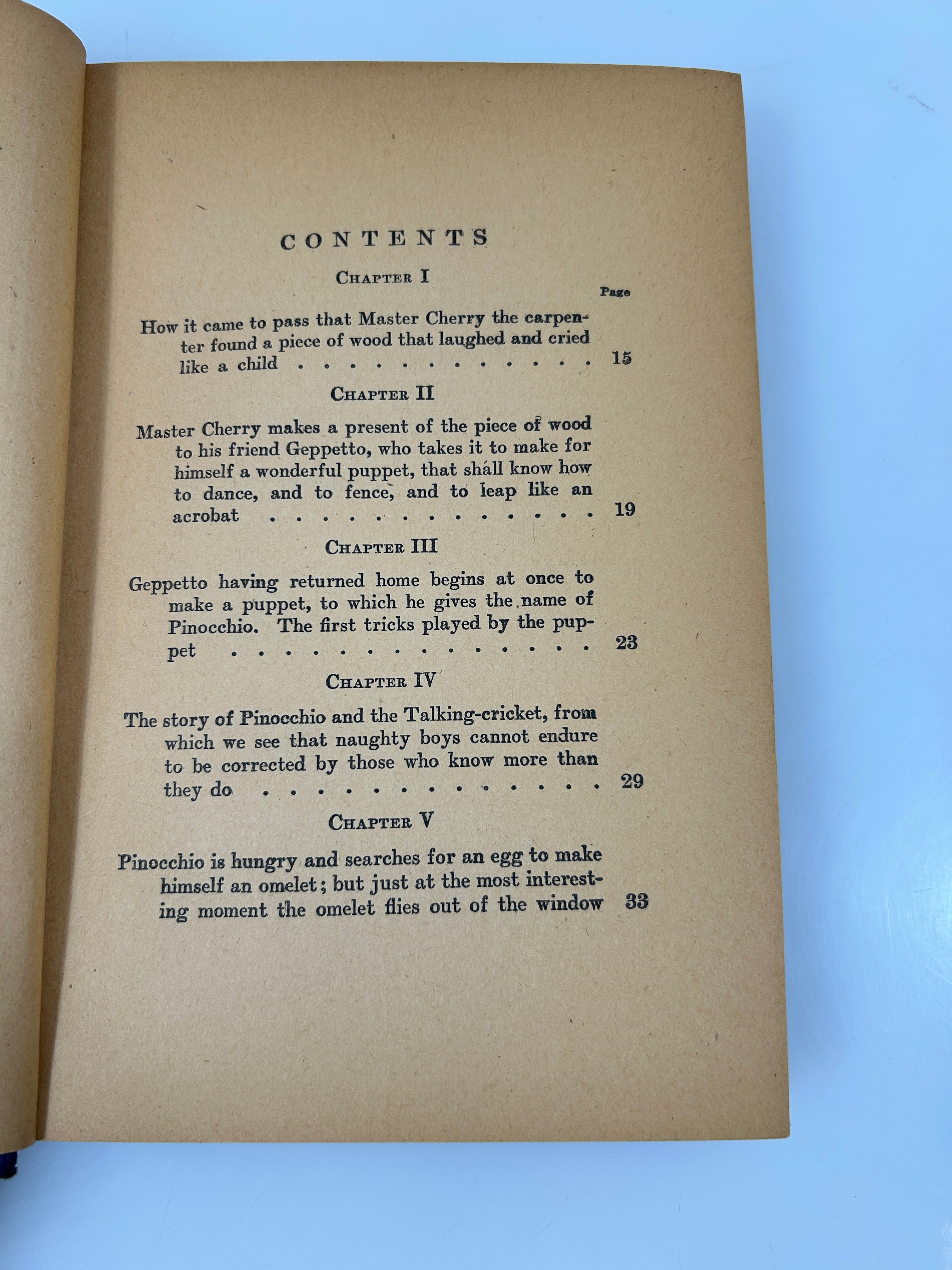 Pinocchio by C. Collodi Ill Frances Brundage Saalfied Pub 1924 HC