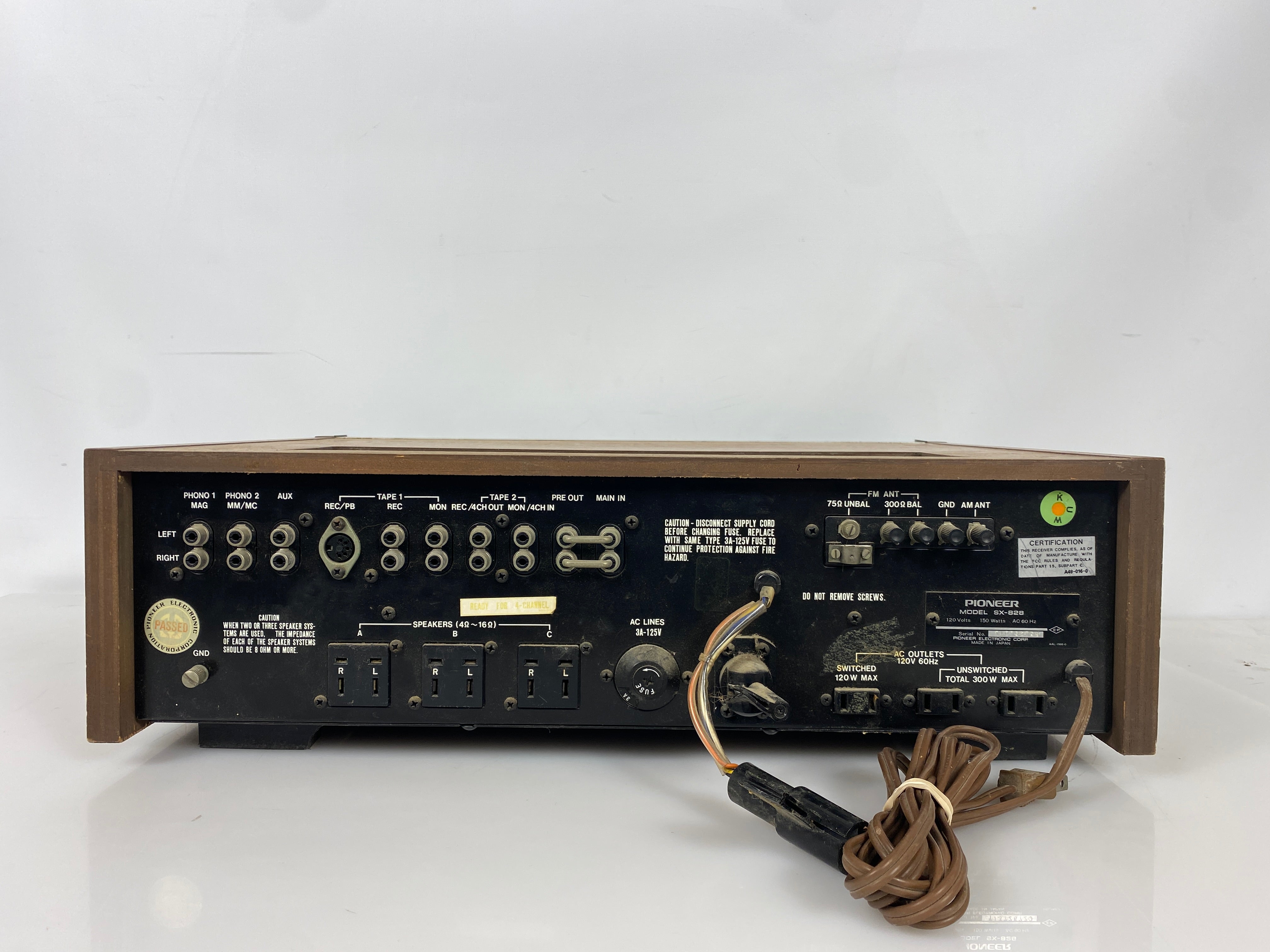 Pioneer SX828 AM/FM Stereo Receiver