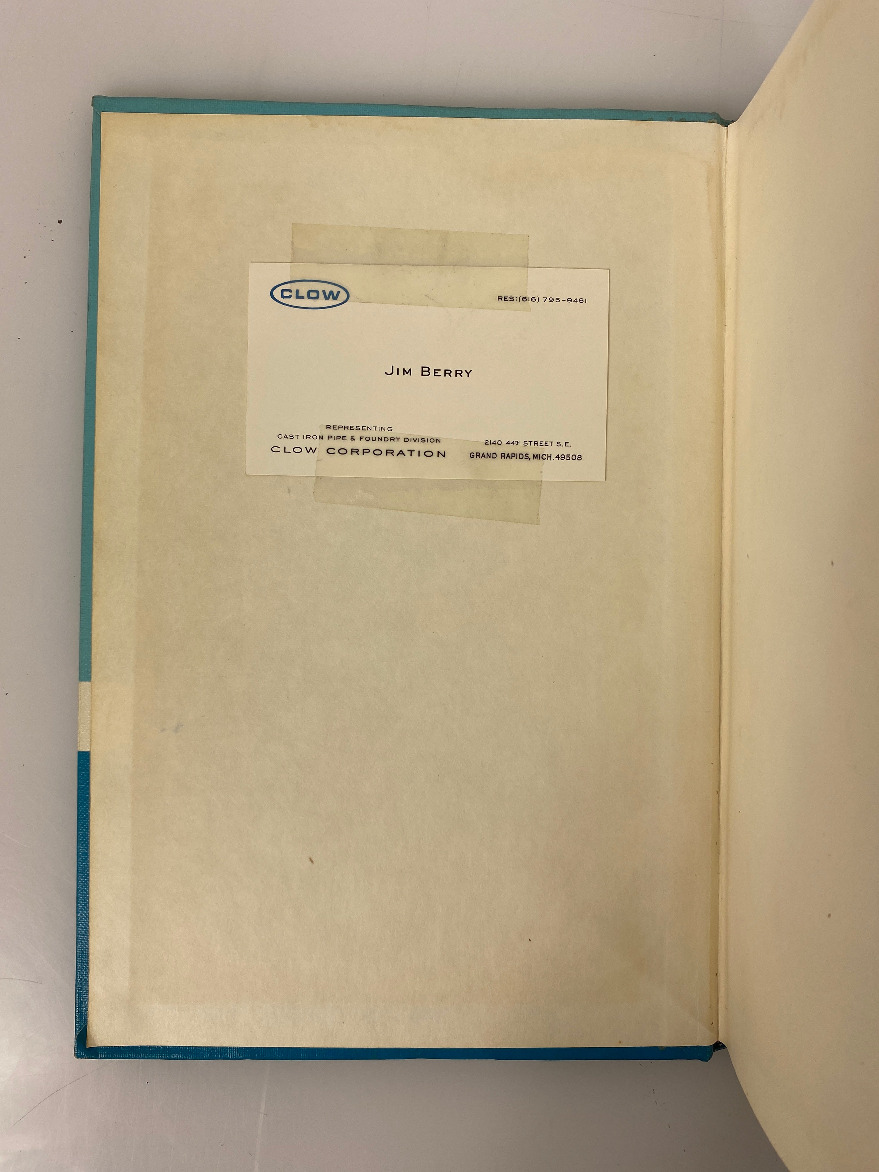 Pipe Economy James B. Clow & Sons 1967 Vintage HC Catalog & Reference Book