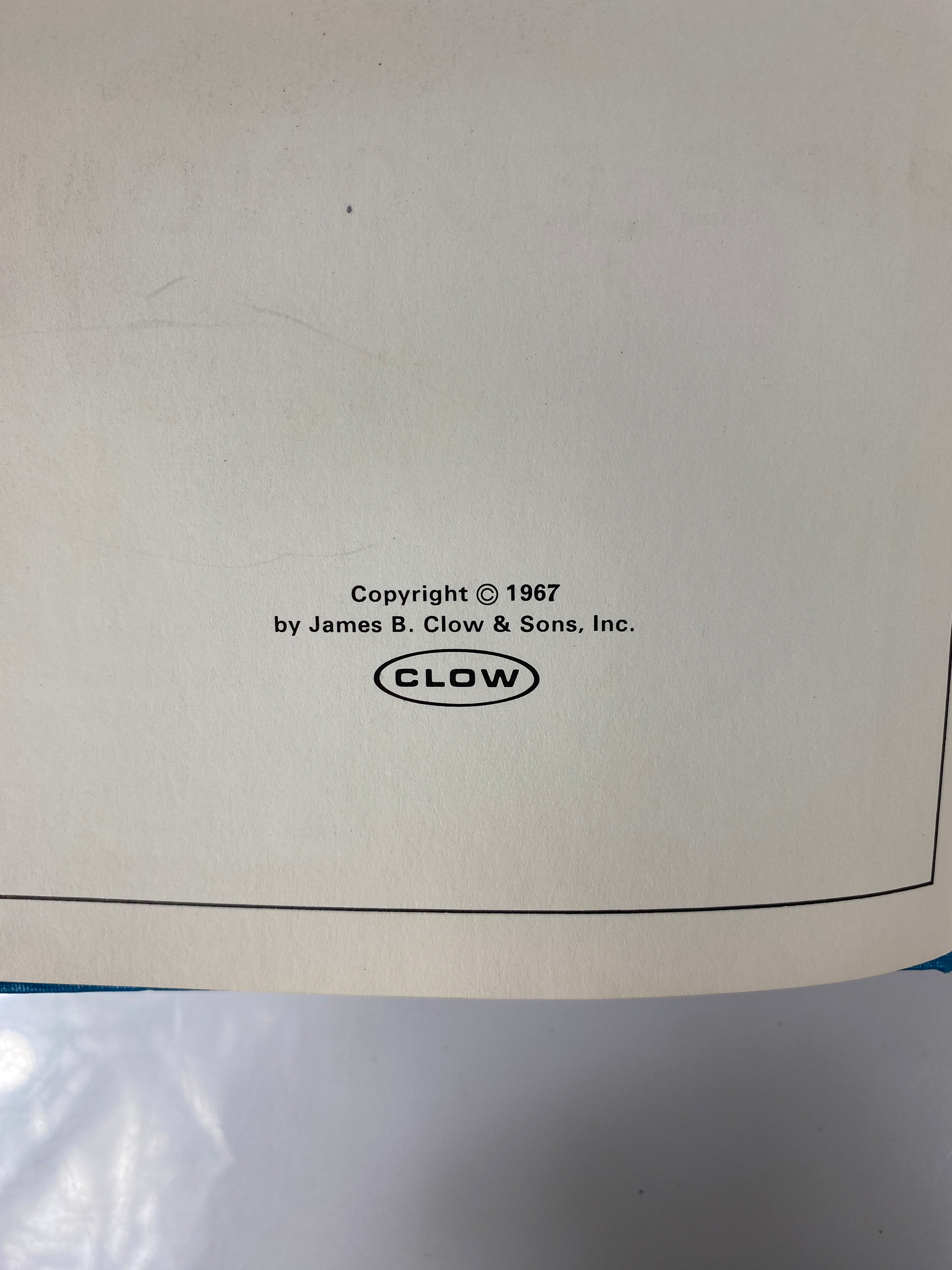 Pipe Economy James B. Clow & Sons 1967 Vintage HC Catalog & Reference Book