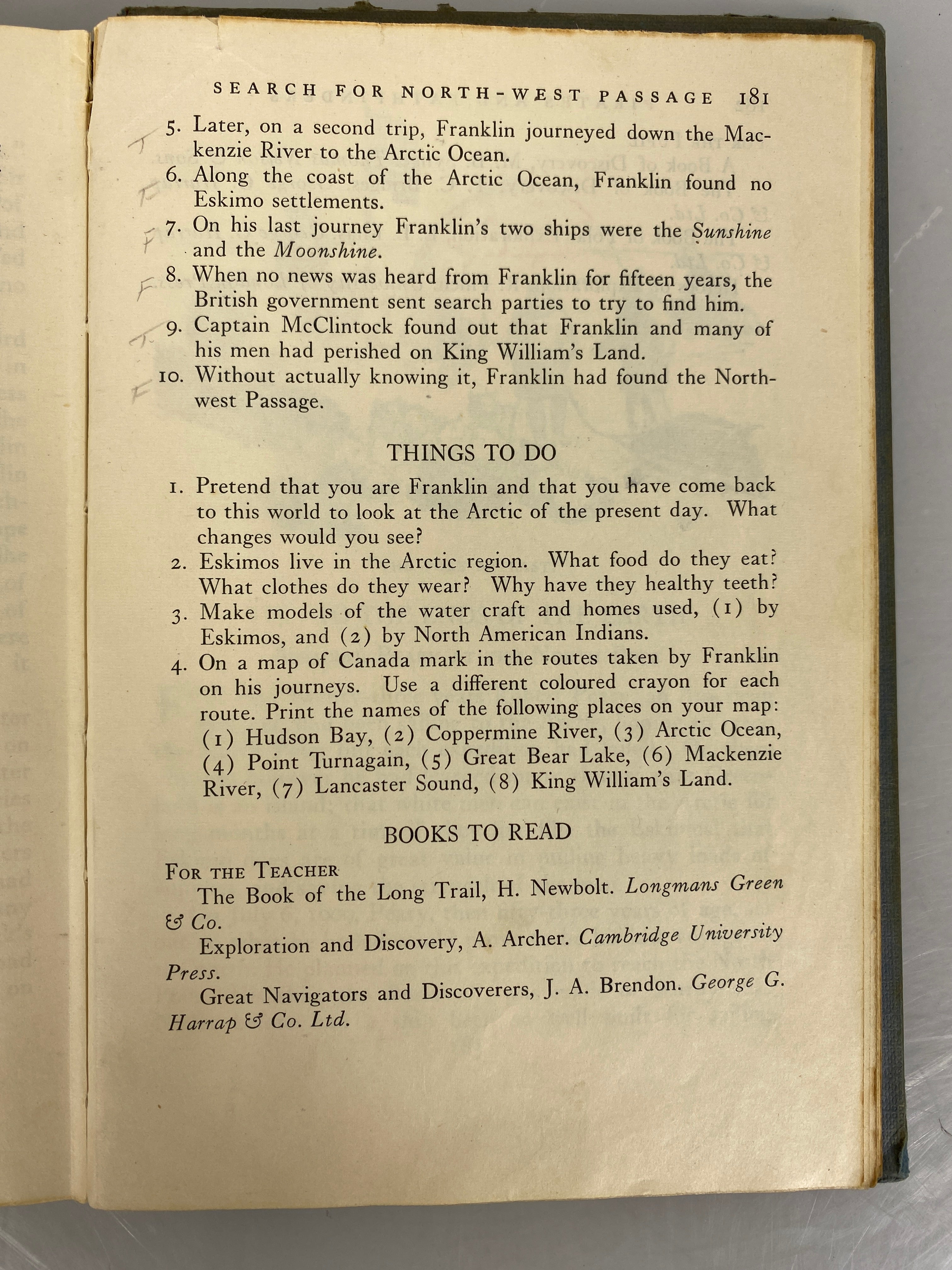 Pirates and Pathfinders by Marjorie Hamilton Vintage 1947 Ex-Library HC