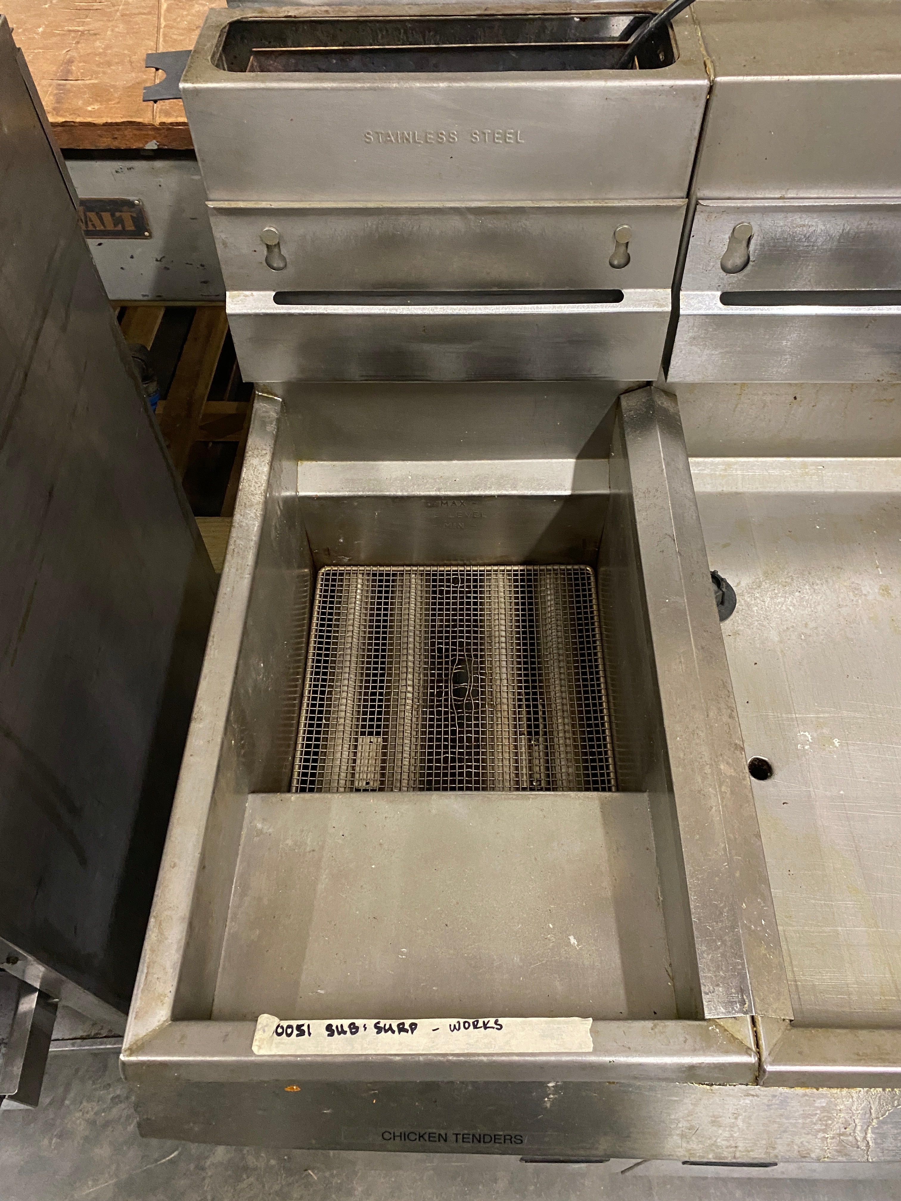Pitco "Frialator" #F1488-V Double Oil Fryer