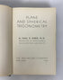 Plane and Spherical Trigonometry by Paul Rider 1942 Vintage HC Textbook