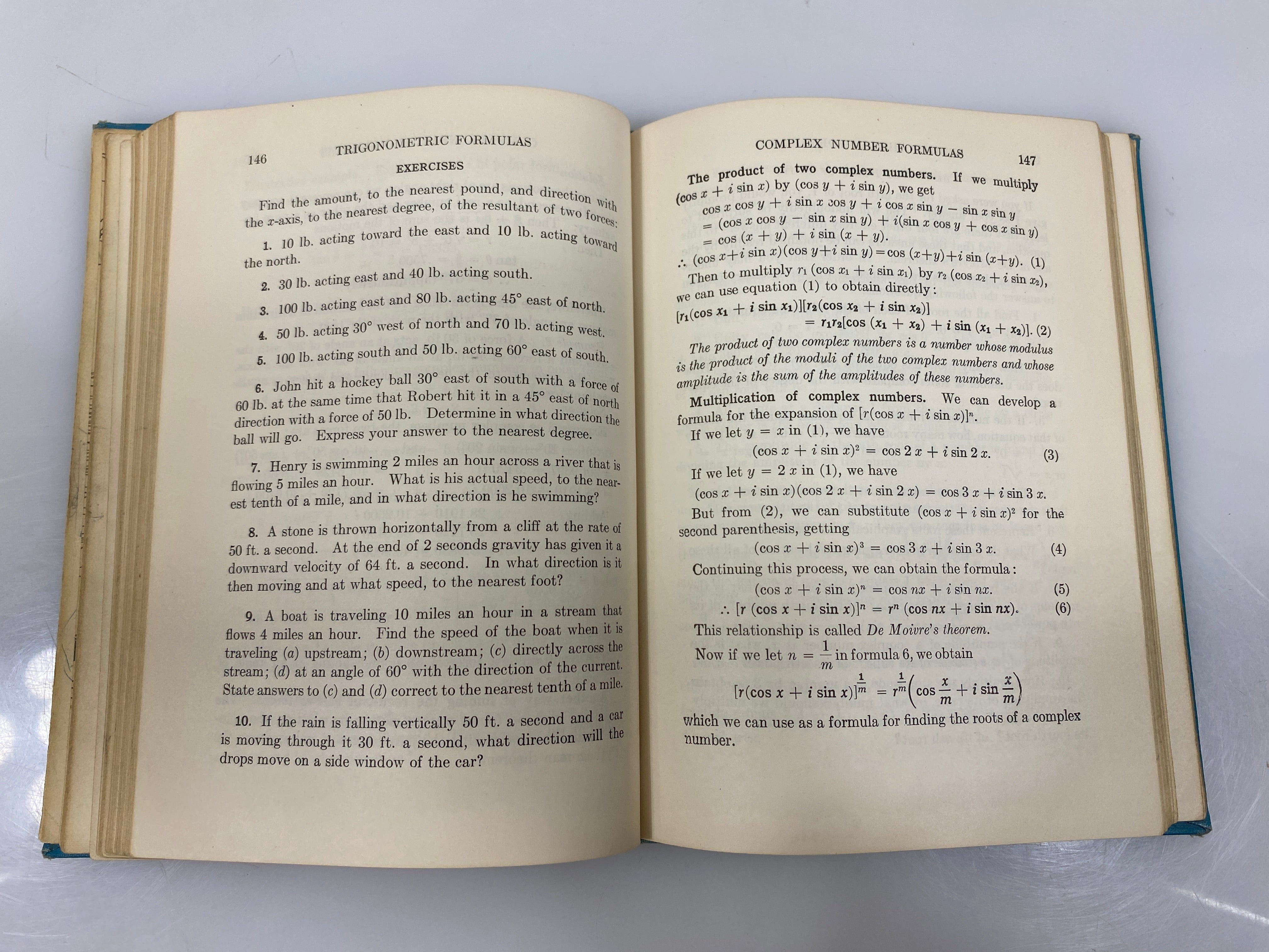 Plane Trigonometry by Freilich/Shanholt/McCormack 1958 HC