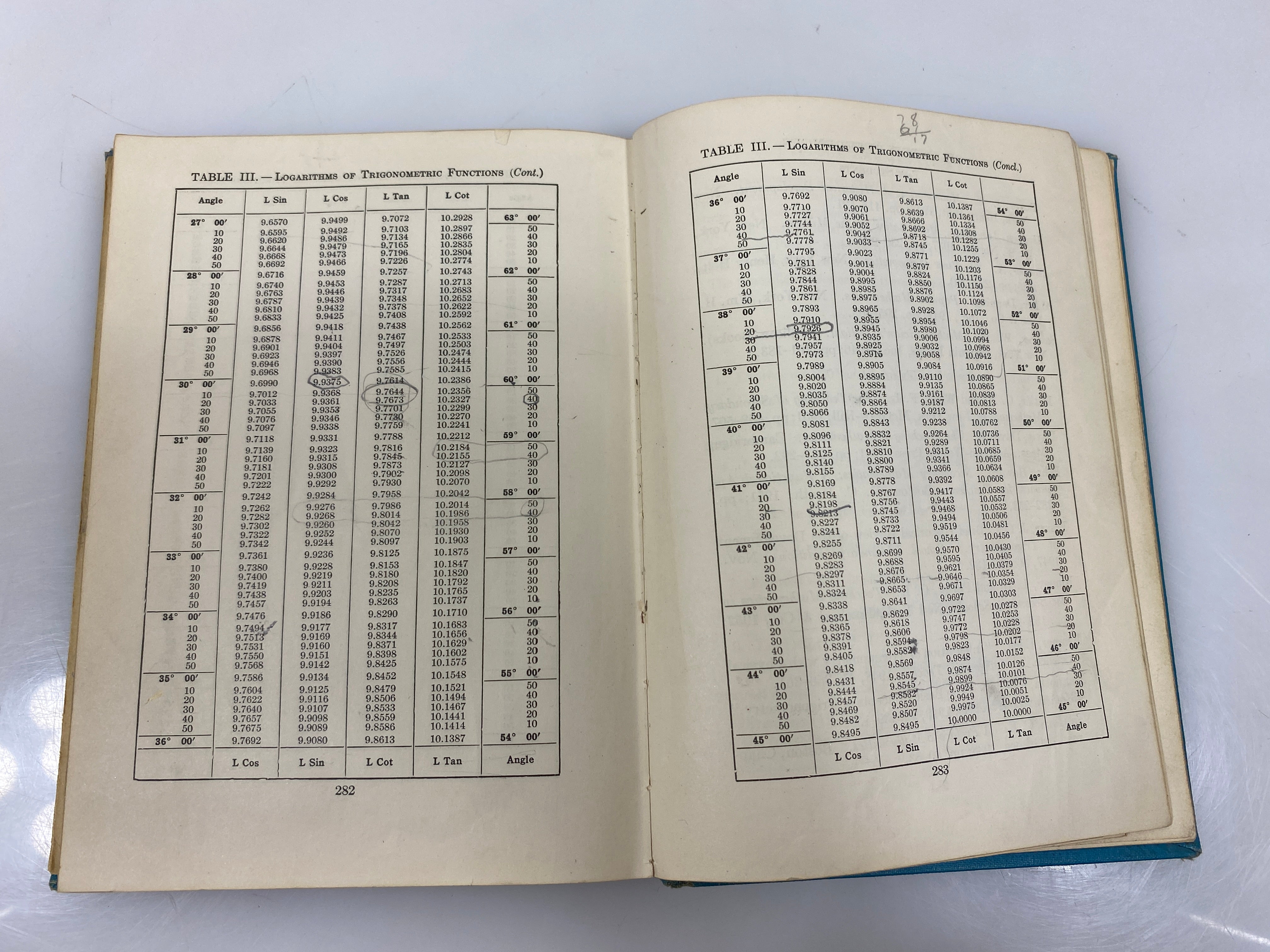 Plane Trigonometry by Freilich/Shanholt/McCormack 1958 HC