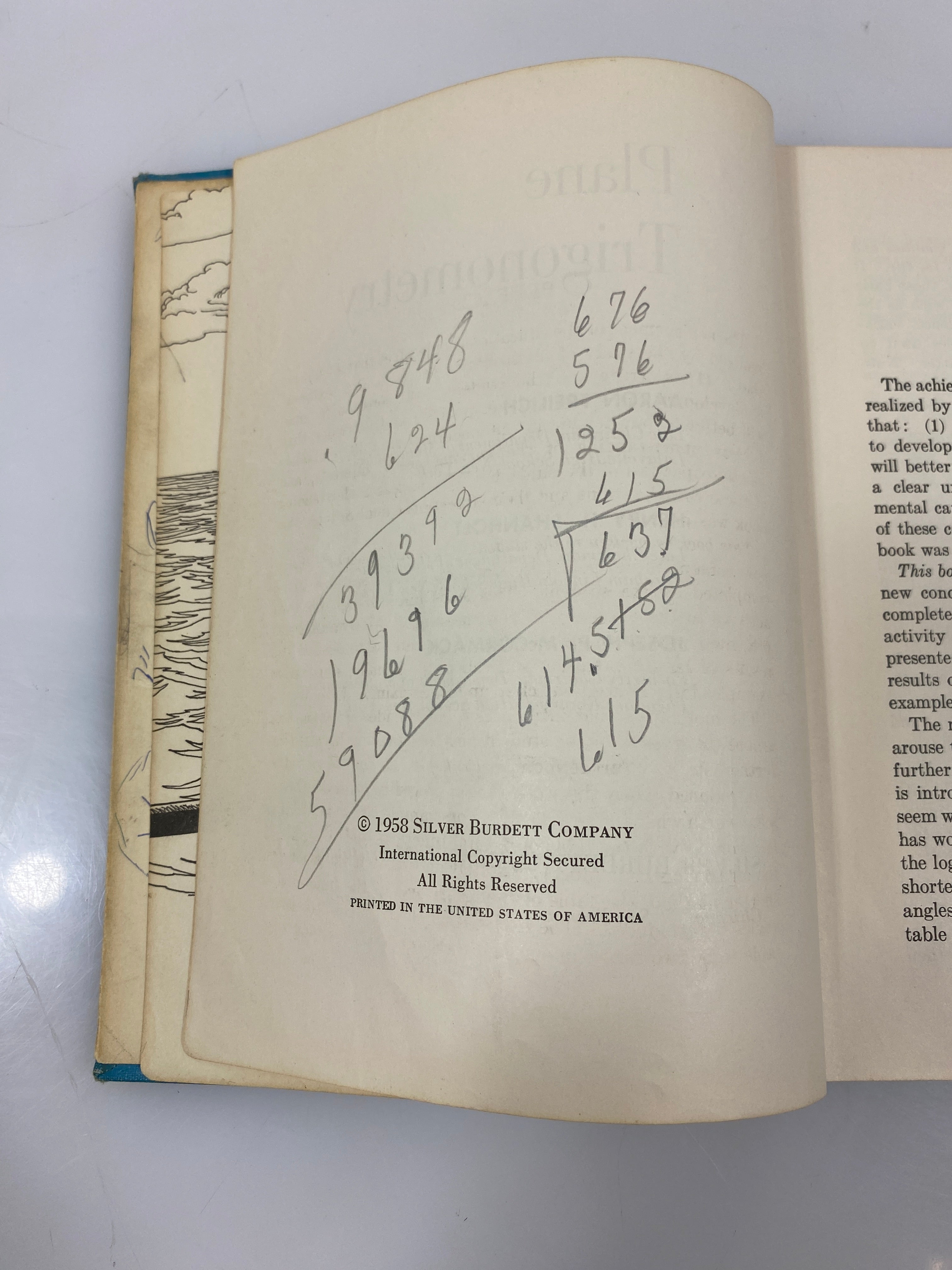 Plane Trigonometry by Freilich/Shanholt/McCormack 1958 HC