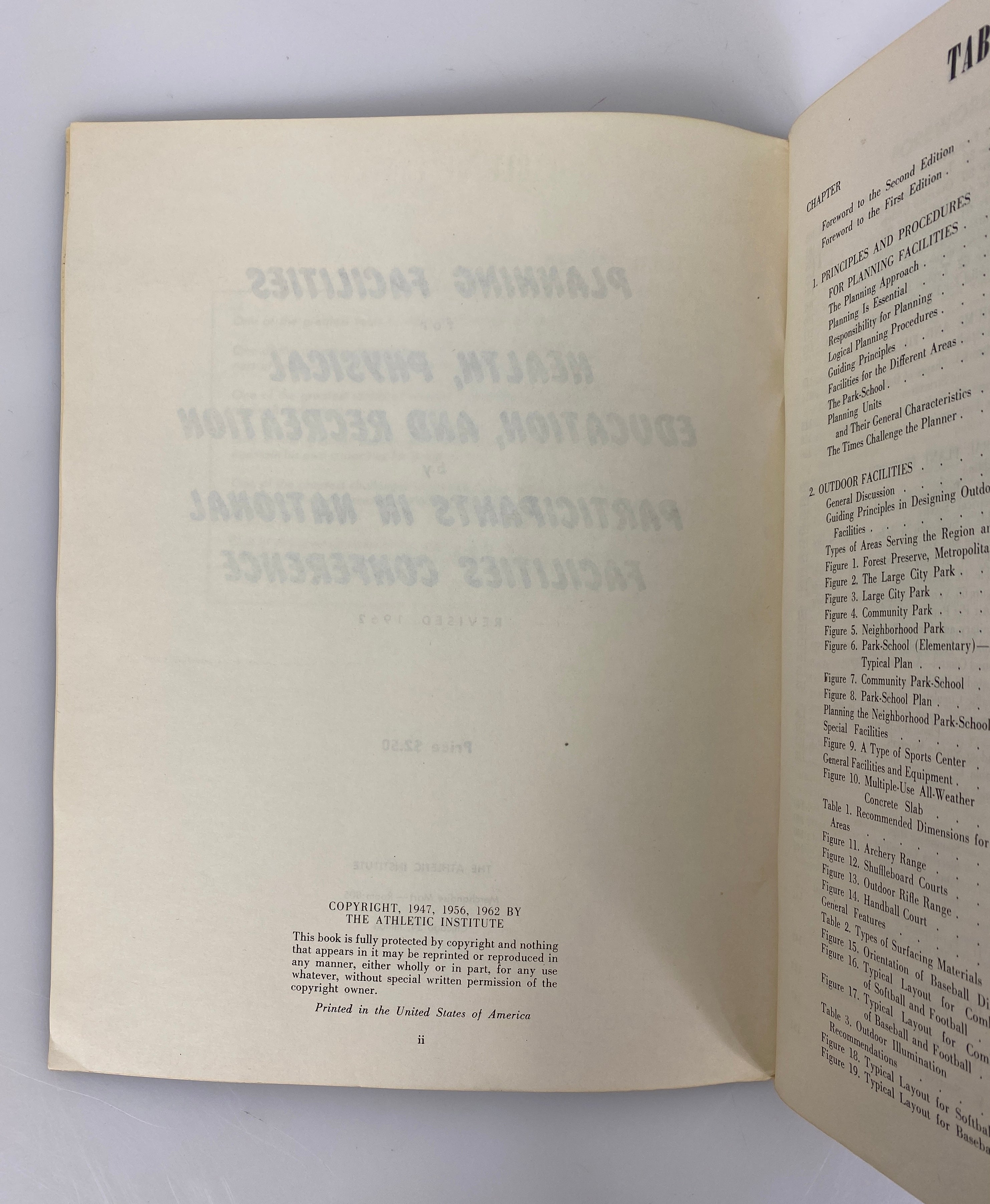 Planning Facilities for Health Physical Education & Recreation Rare 1962 SC