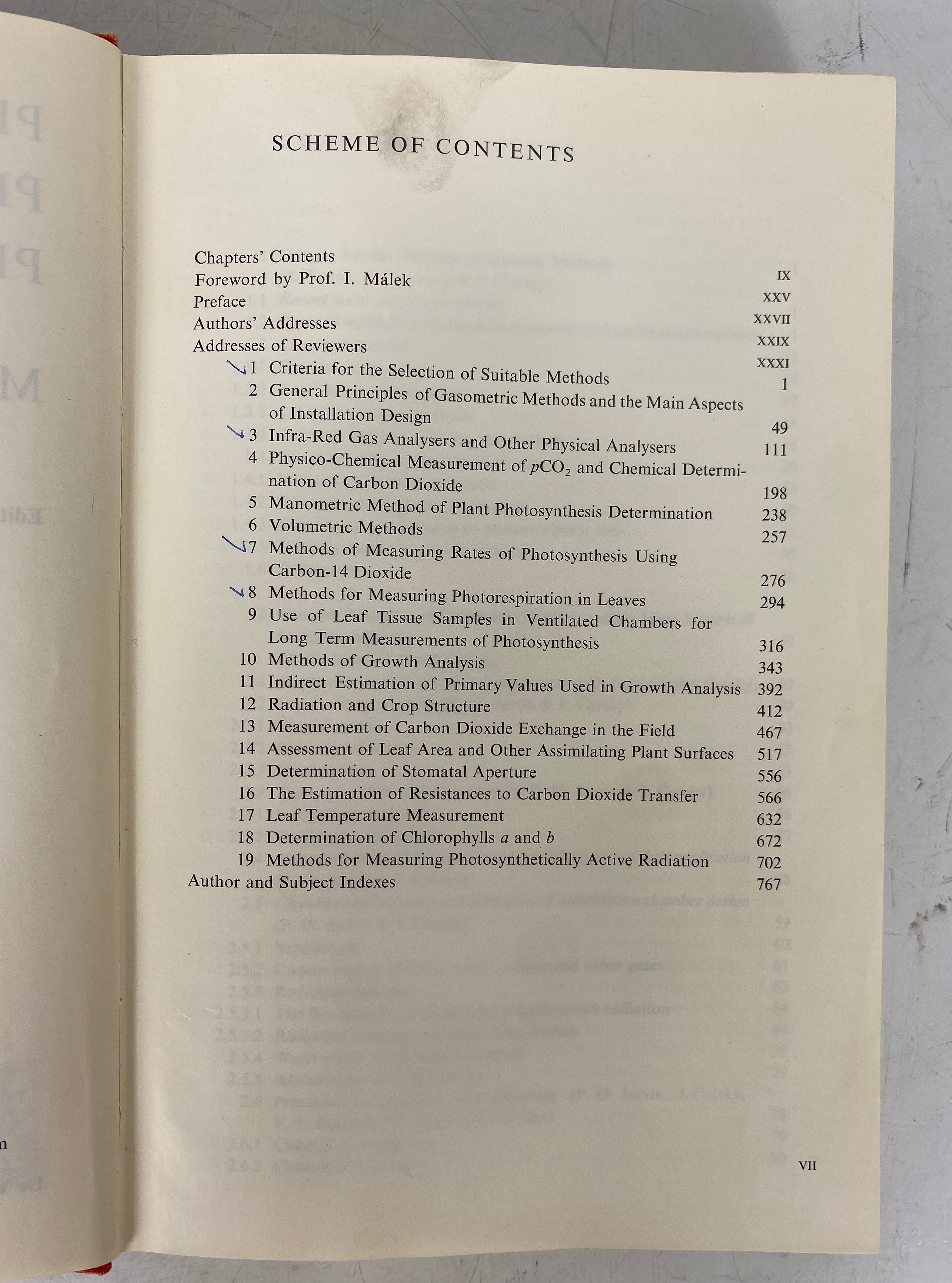 Plant Photosynthetic Production Manual of Methods 1971 HC